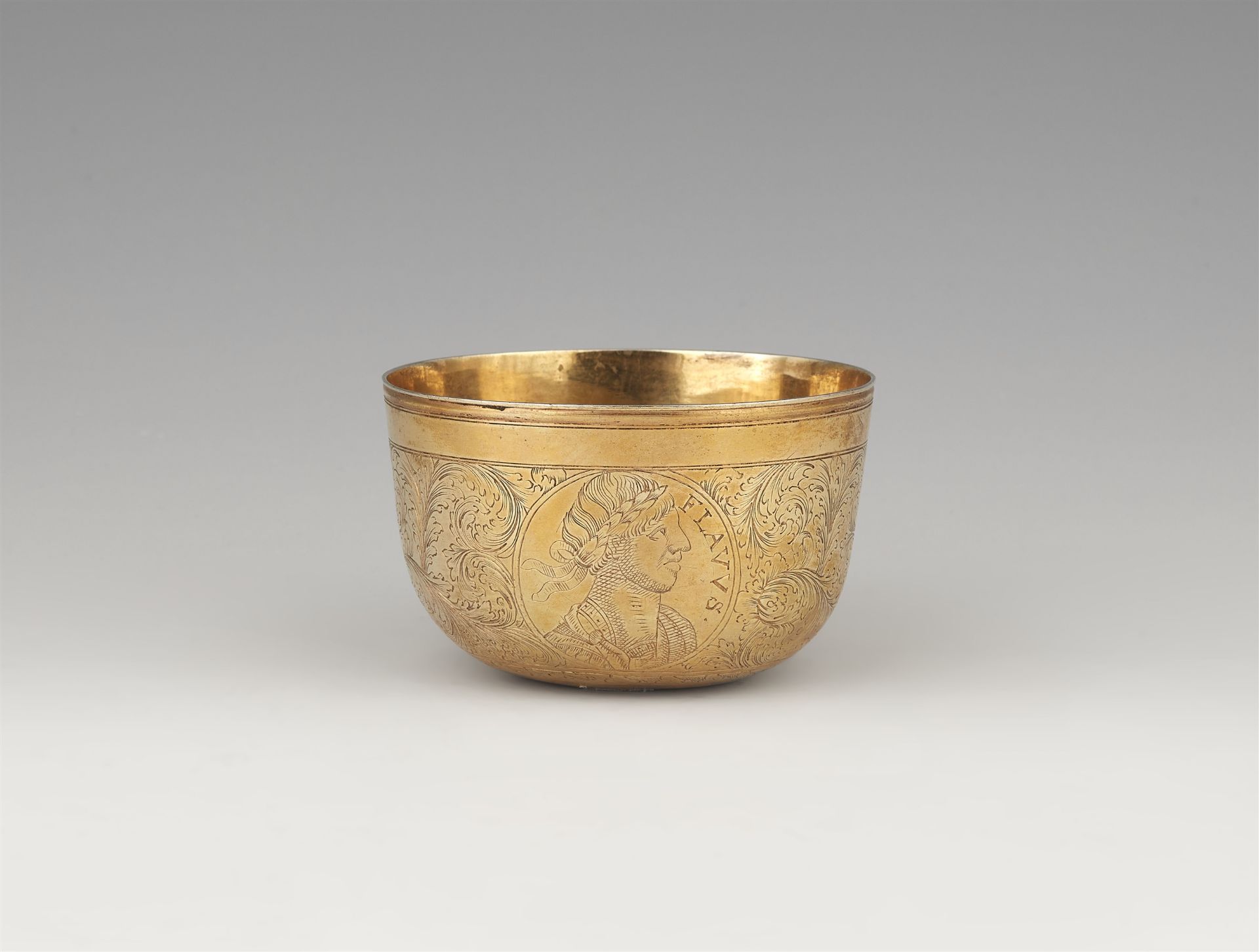 An Augsburg silver gilt tumbler - Image 2 of 4