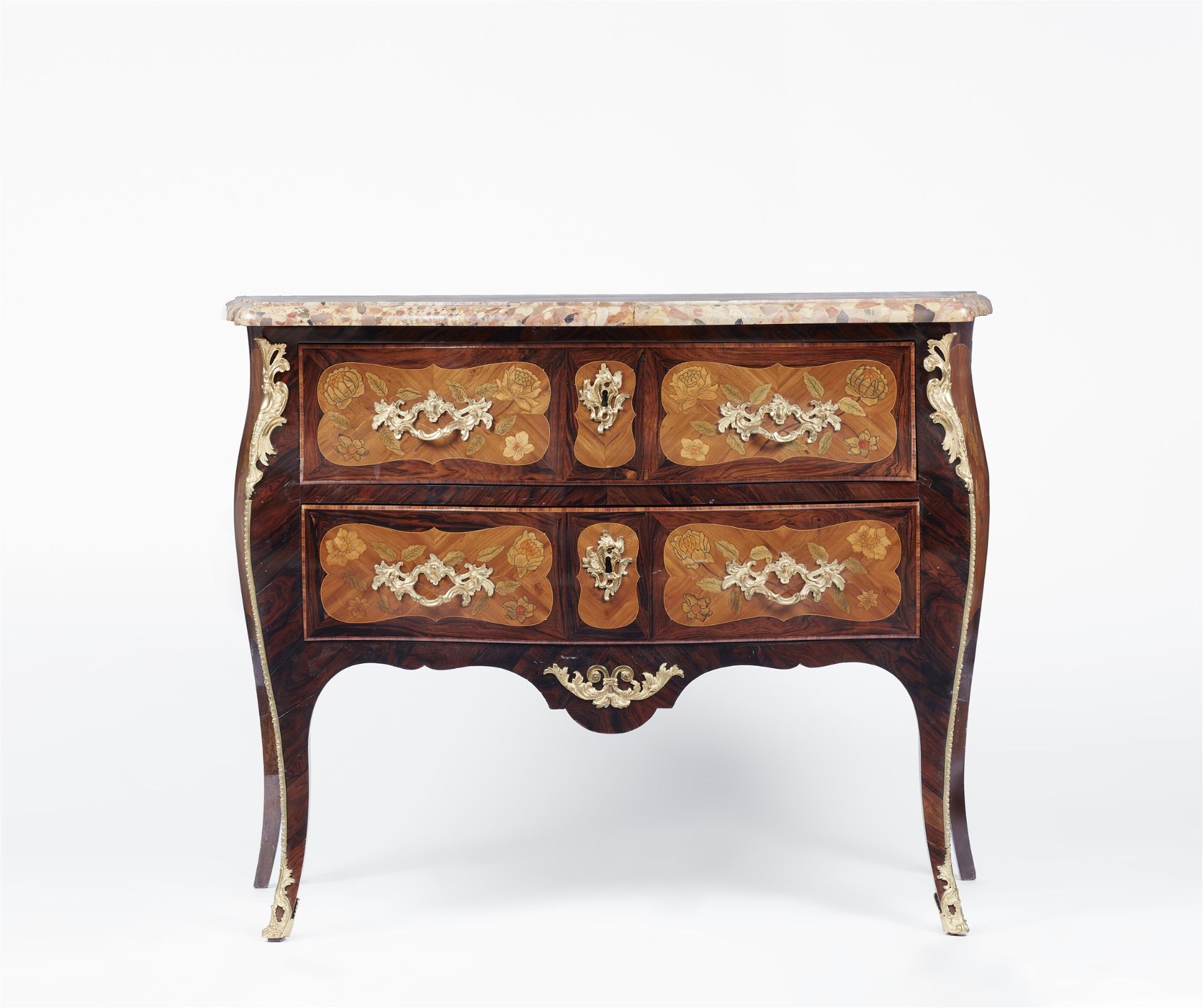 A Louis XV chest of drawers