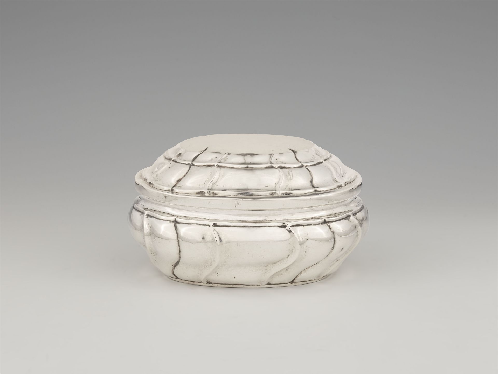 An Augsburg silver sugar box