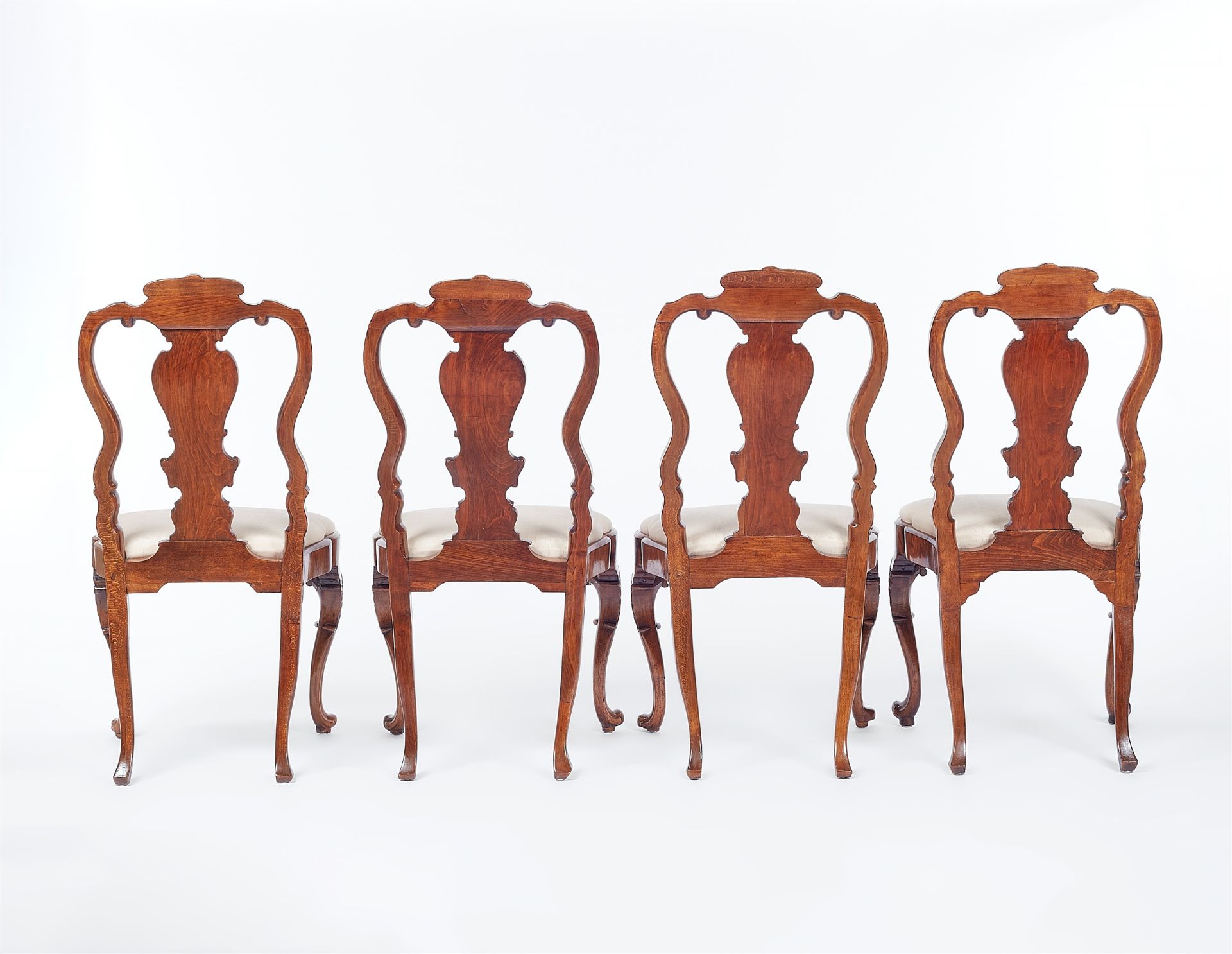Four chairs by Abraham Roentgen - Image 3 of 6