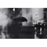 Louis Stettner, Rainy Day on Wall Street, New York