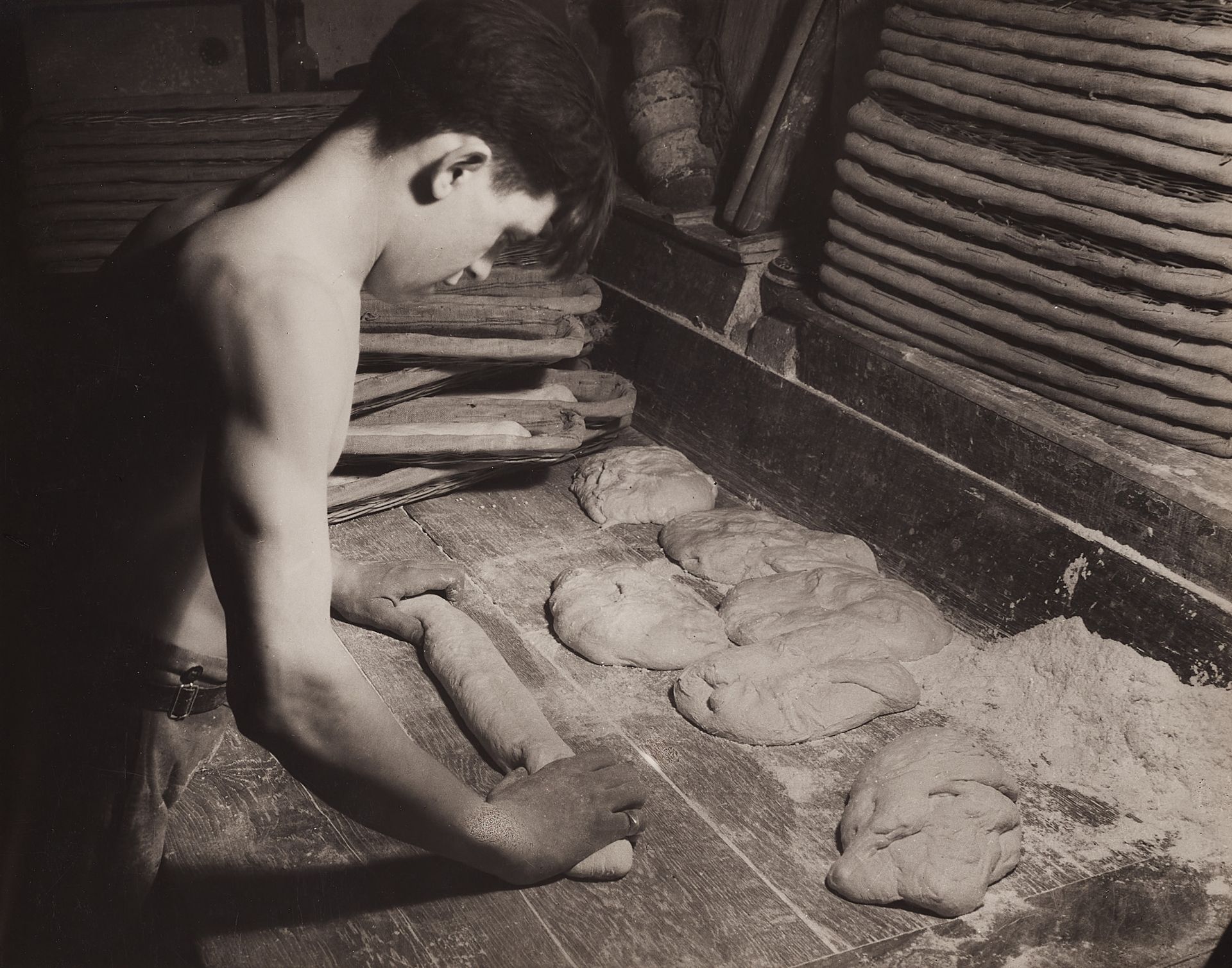 François Kollar, Boulangerie de Quartier (from the series: La France travaille)