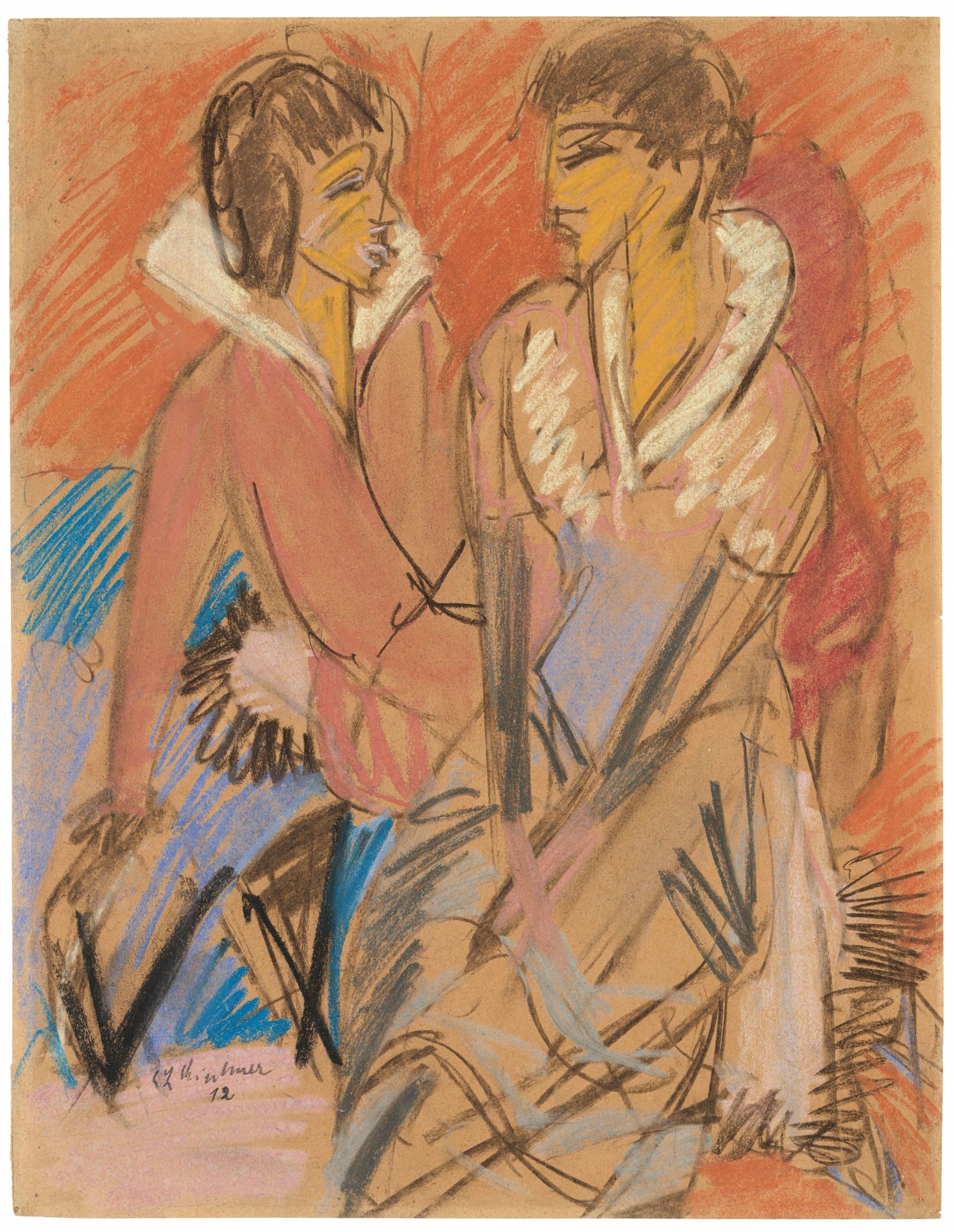 Ernst Ludwig Kirchner, Zwei Frauen