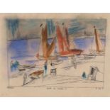 Lyonel Feininger, Boote am Strande I