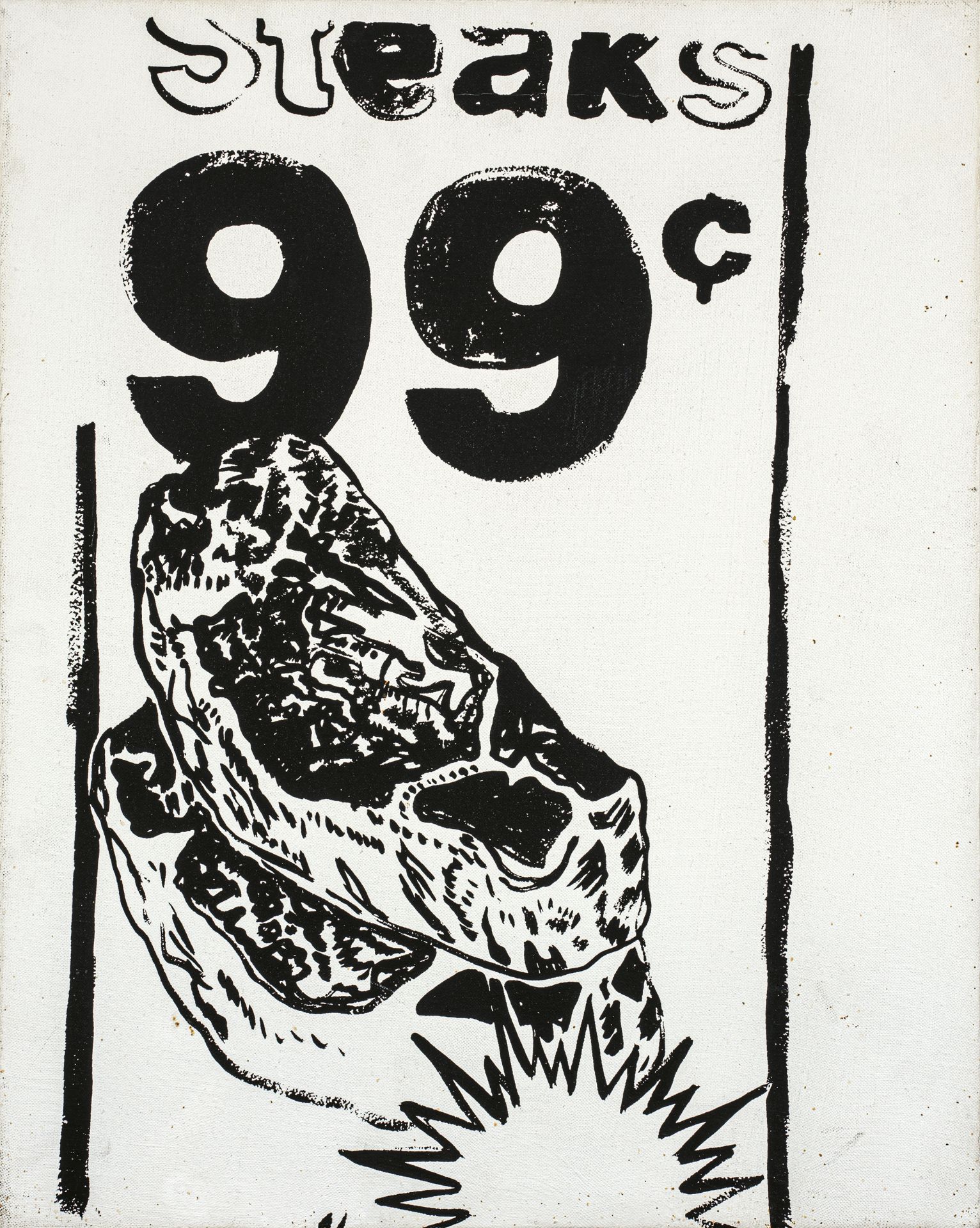 Andy Warhol, Steaks 99 c