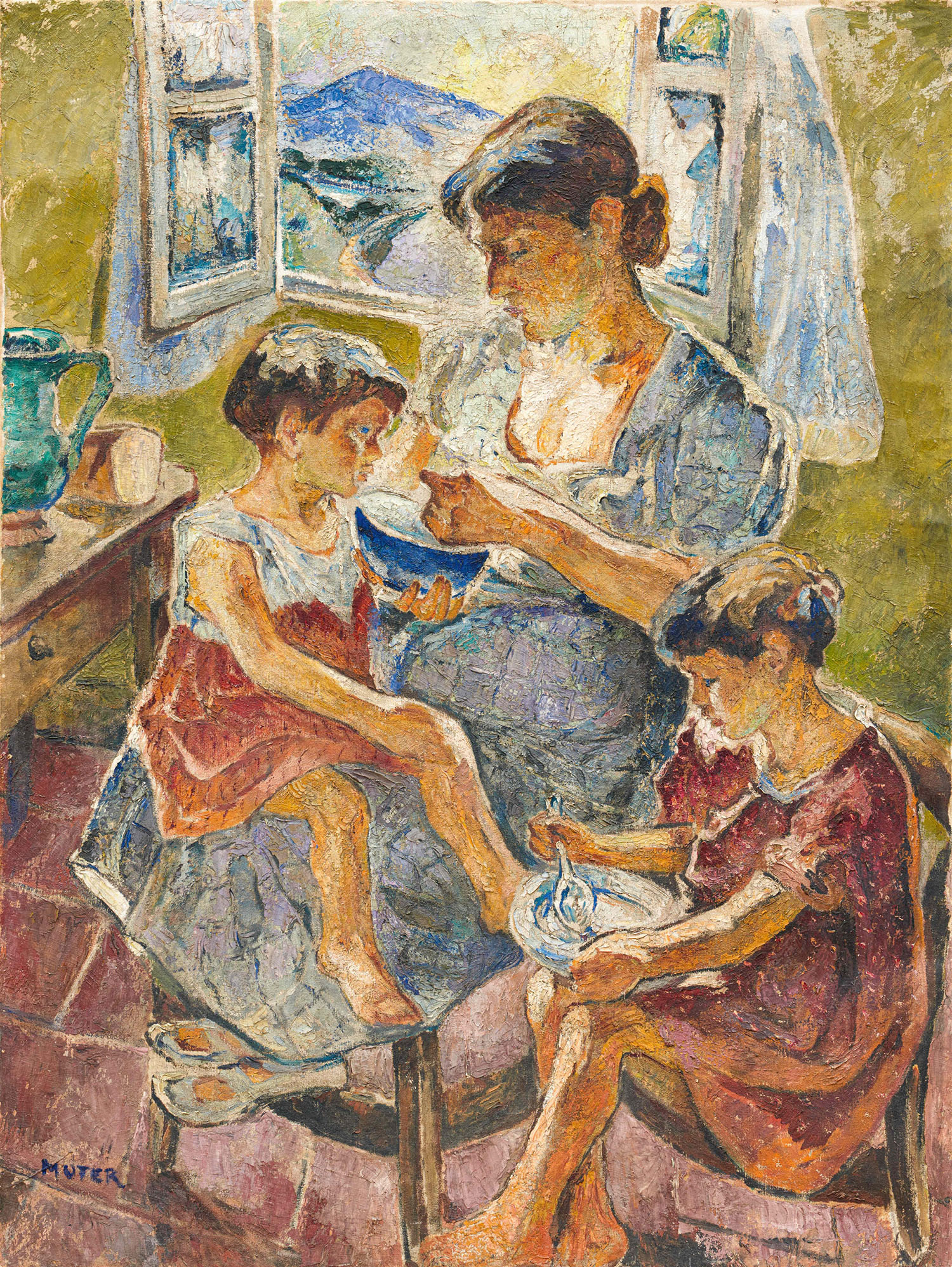 Mela Muter (Maria Melania Mutermilch), Mutter mit Kindern