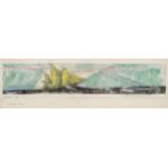 Lyonel Feininger, Sketch for Mural (Marine Transportation Building, New York World's Fair)