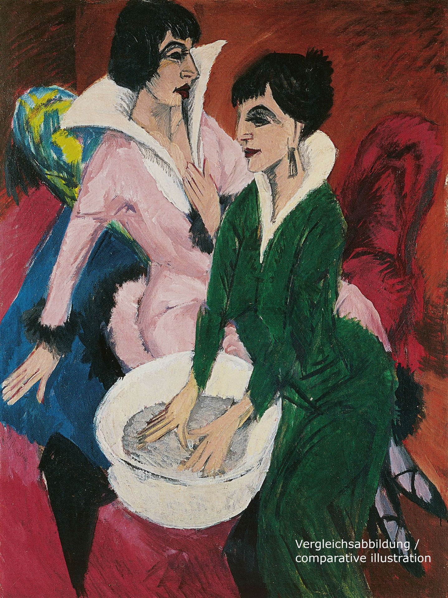 Ernst Ludwig Kirchner, Zwei Frauen - Bild 2 aus 3