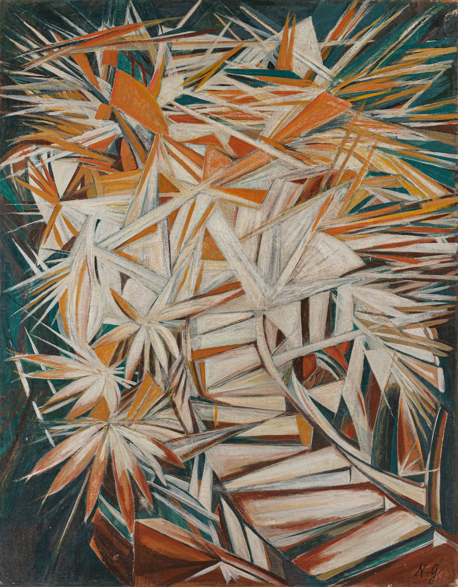 Natalja Gontcharova, Composition rayonniste