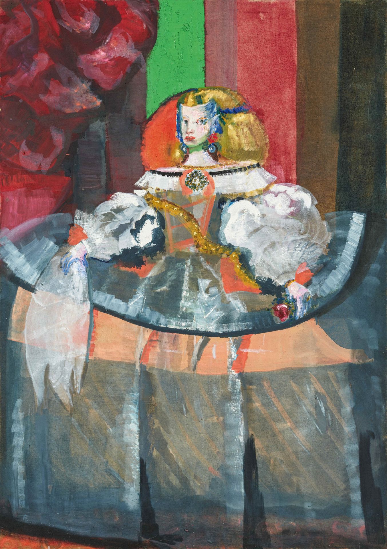 Rainer Fetting, Infantin Margarita, Velázquez Inspiration