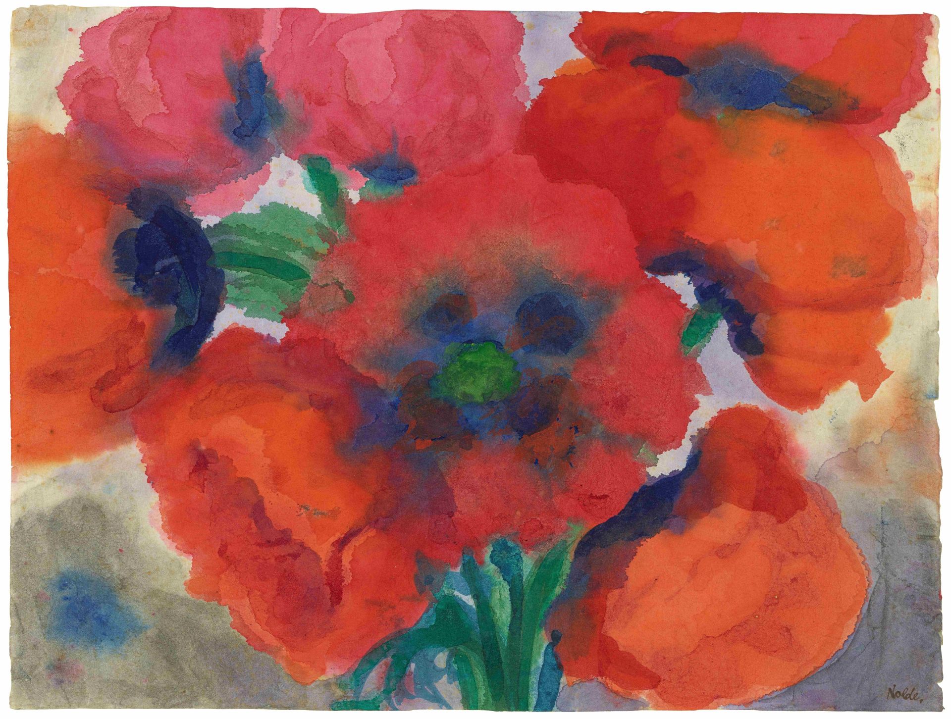 Emil Nolde, Roter Mohn