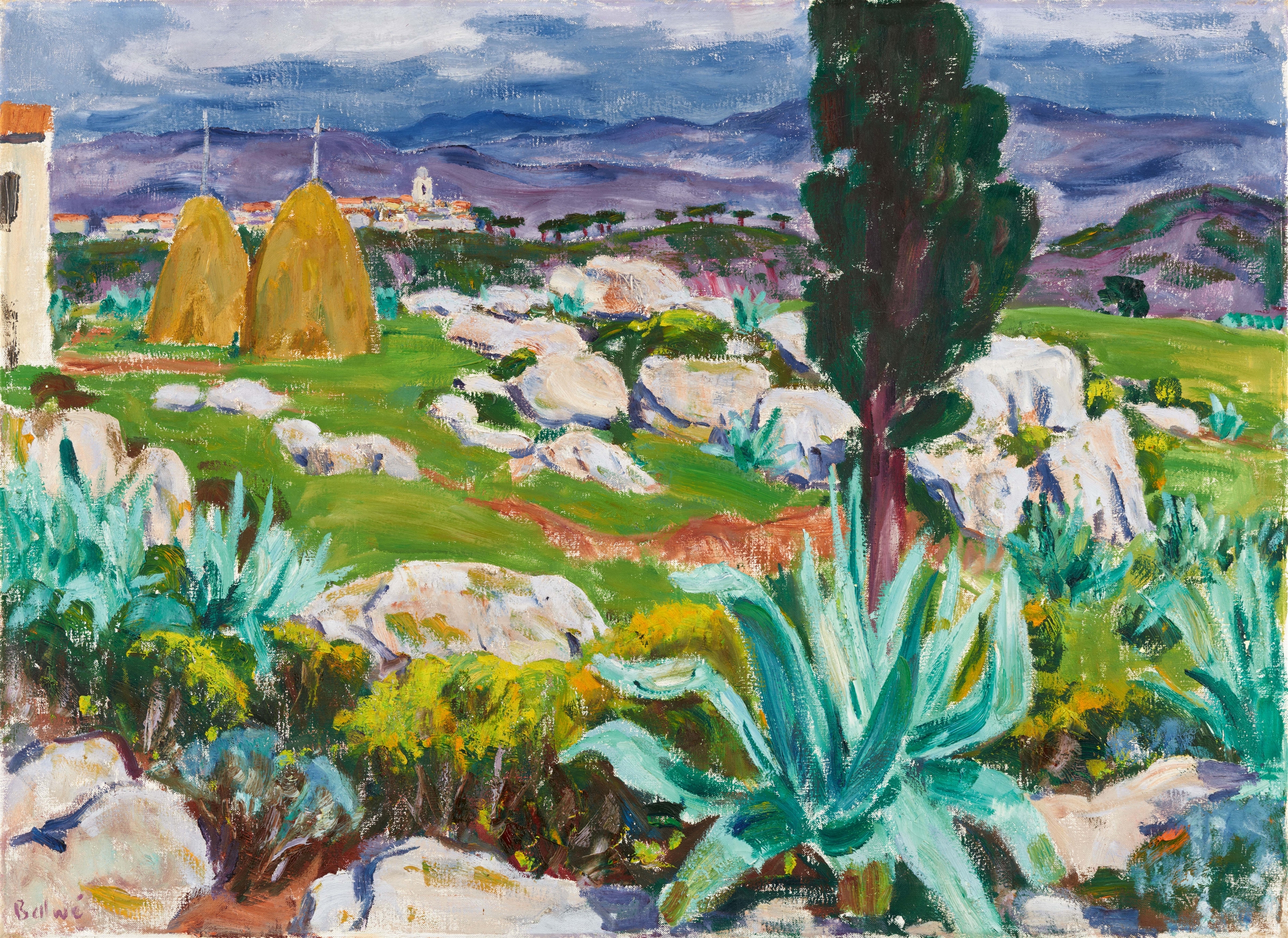 Arnold Balwé, Landschaft auf Elba