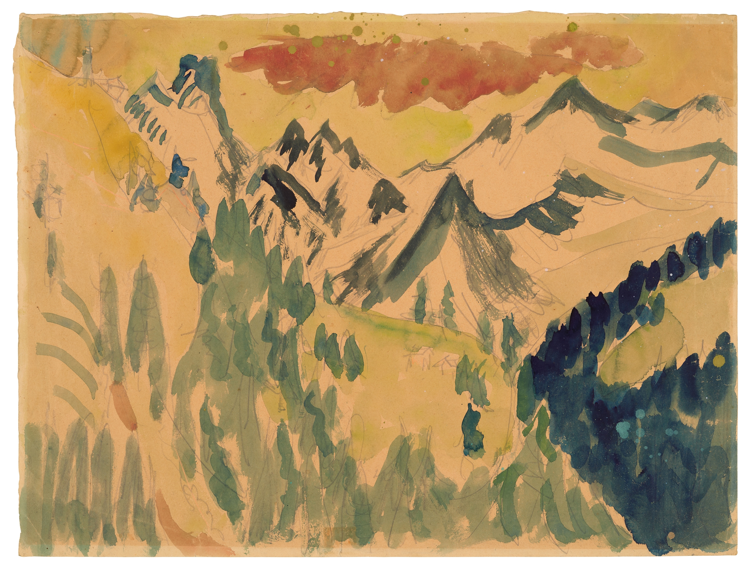 Ernst Ludwig Kirchner, Davoser Berglandschaft