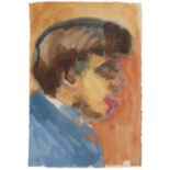 Emil Nolde, Portrait des Musikers Erdmann