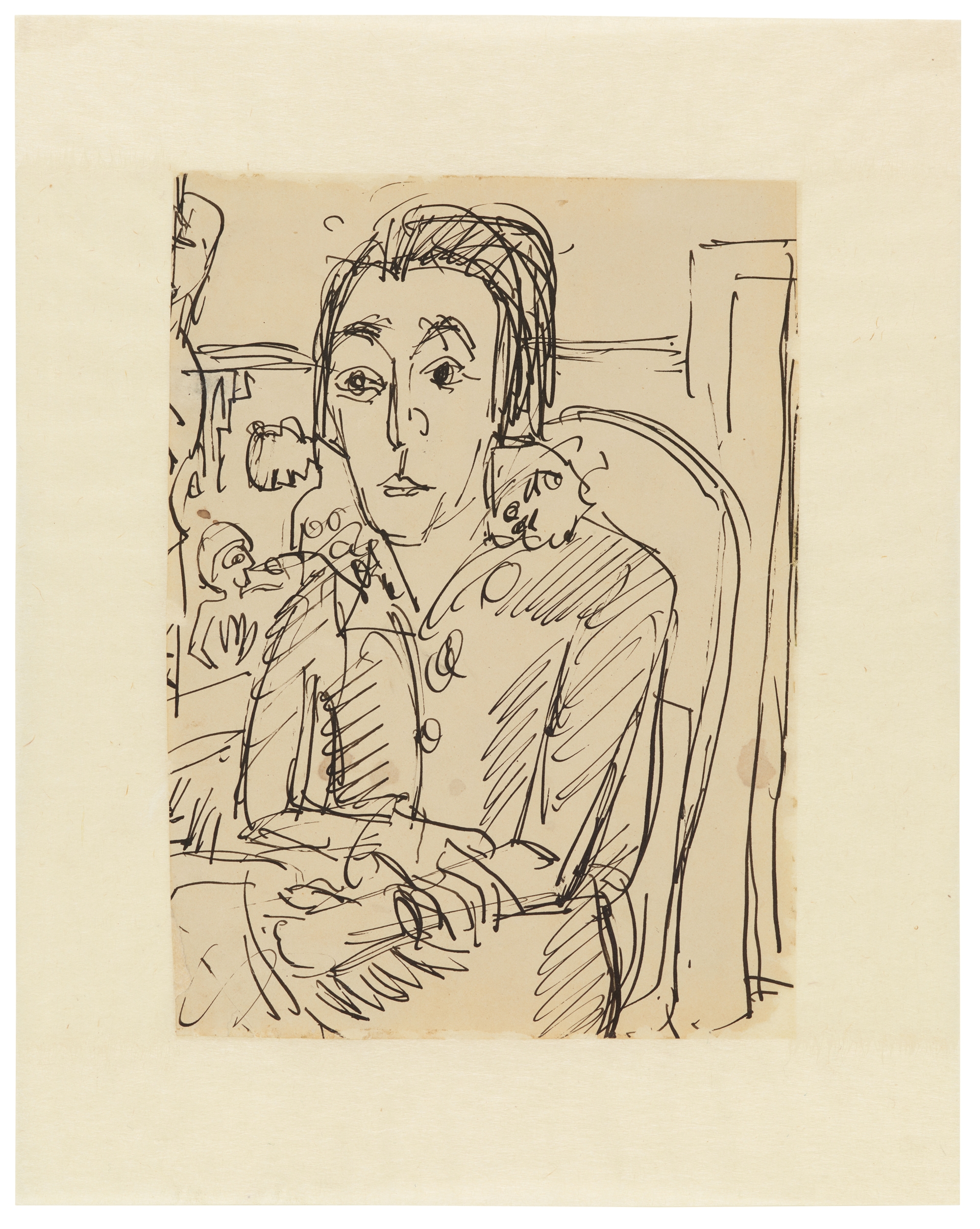 Ernst Ludwig Kirchner, Bildnis Erna