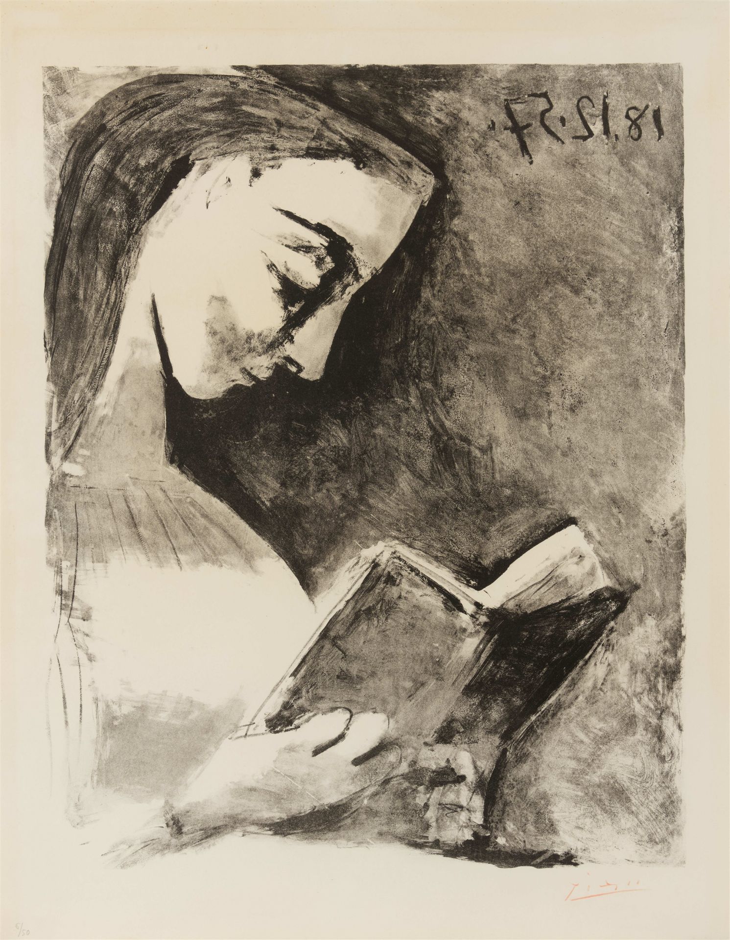 Pablo Picasso, Jacqueline lisant