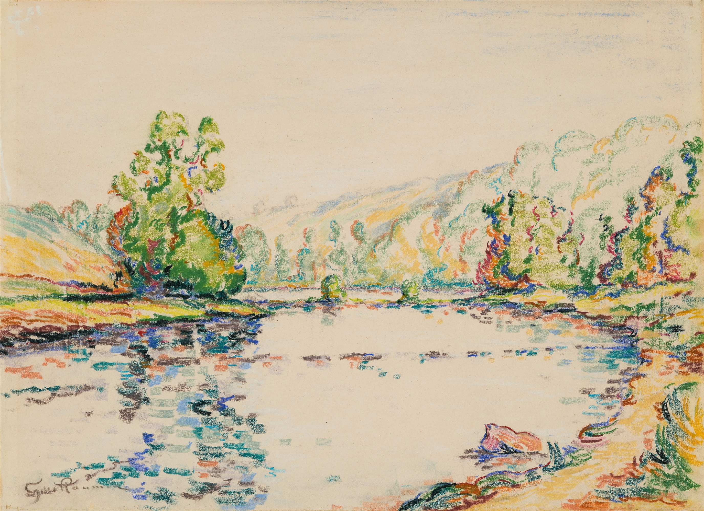 Jean-Baptiste Armand Guillaumin, Le Creuze (Le Barrage de Génétin)