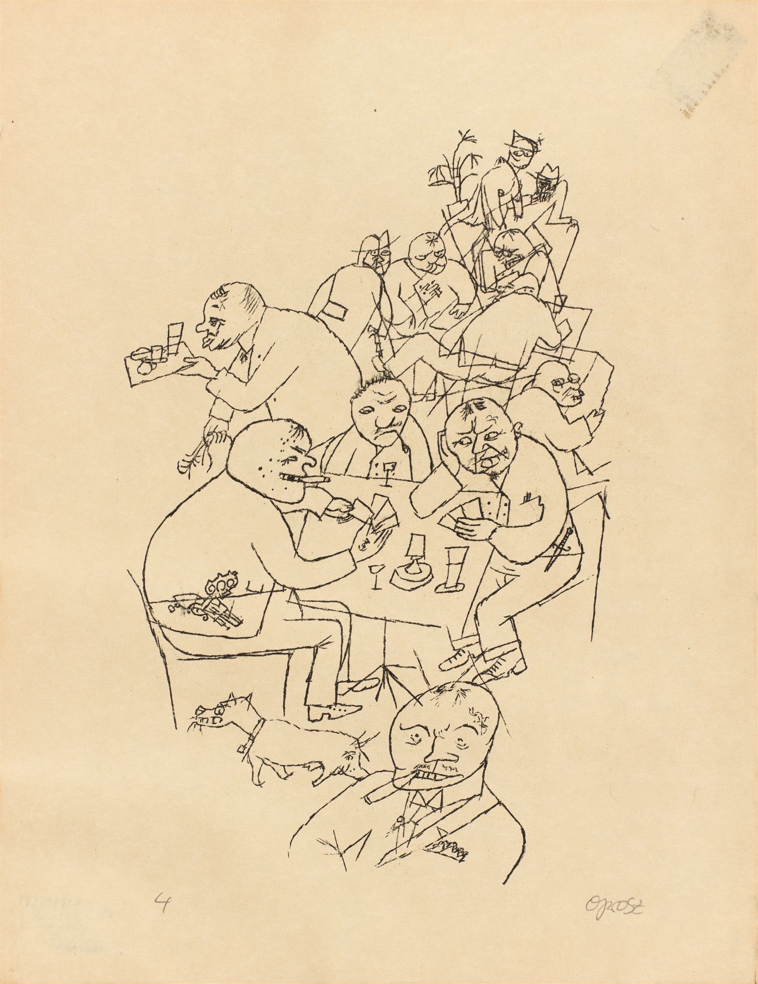 George Grosz, Kleine Grosz-Mappe - Image 4 of 5