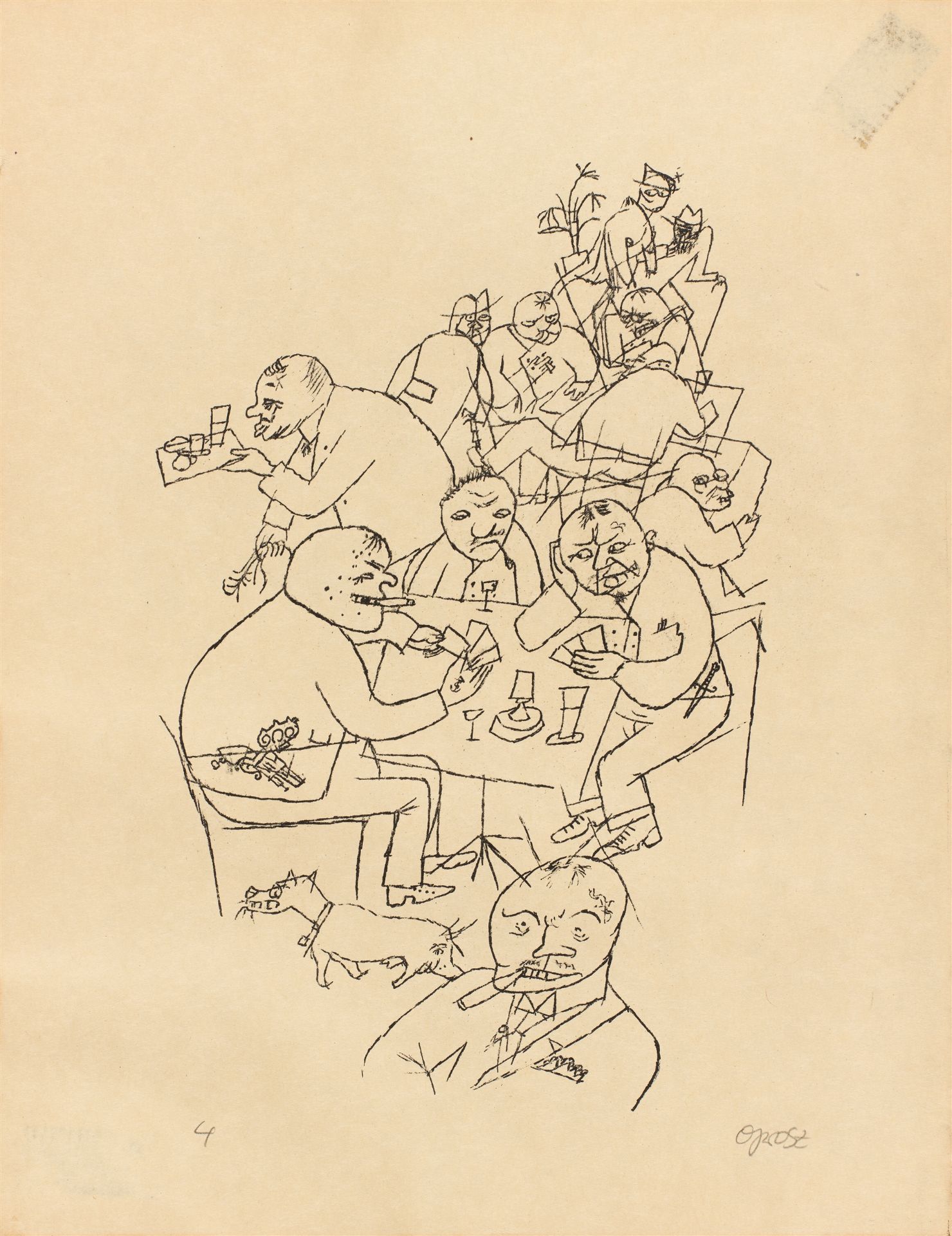 George Grosz, Kleine Grosz-Mappe - Bild 4 aus 5