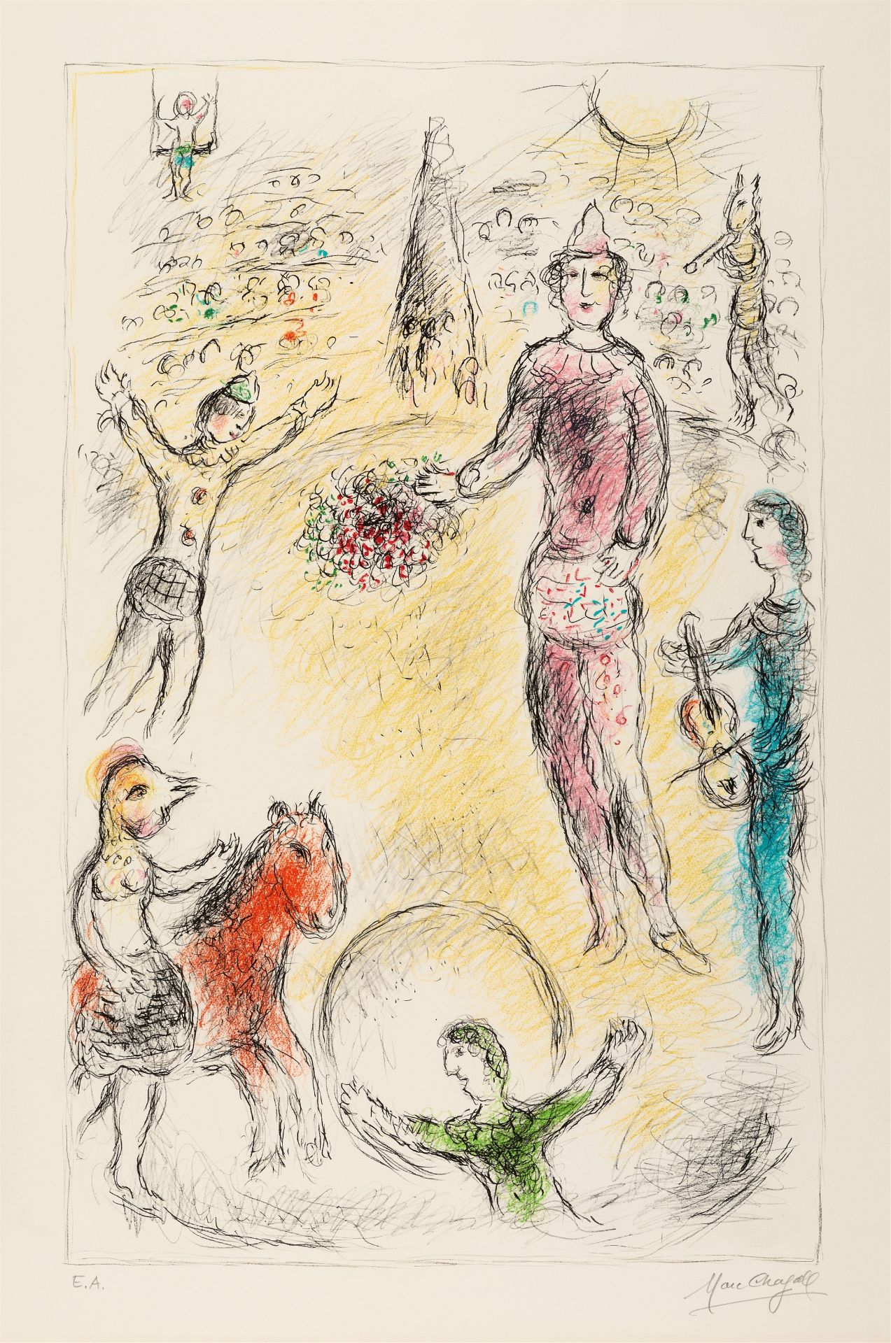 Marc Chagall, Les Clowns Musiciens