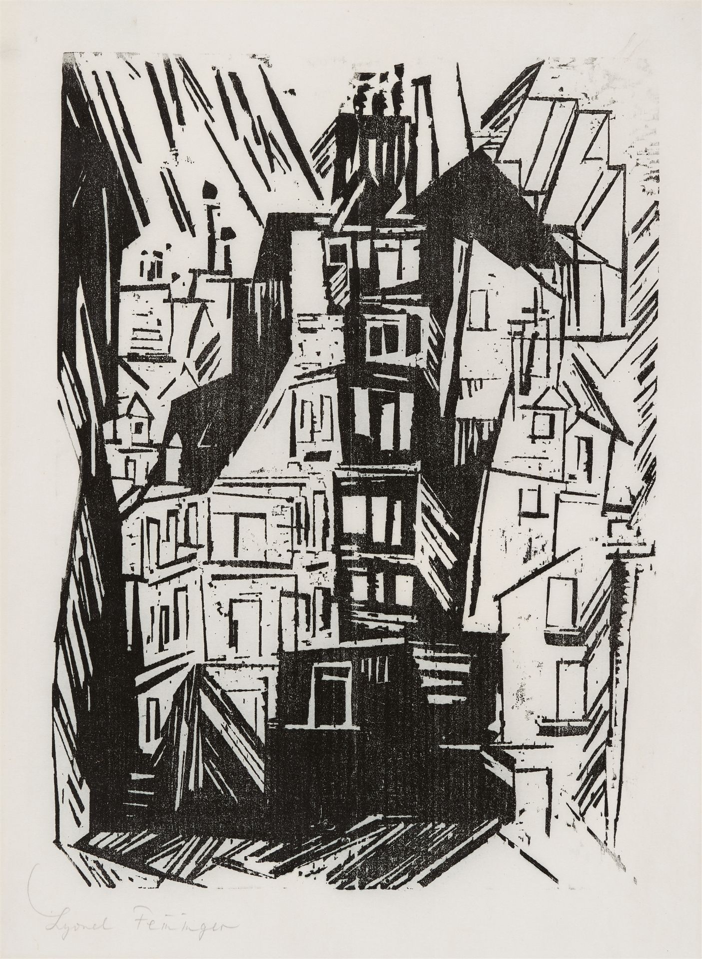 Lyonel Feininger, Pariser Häuser