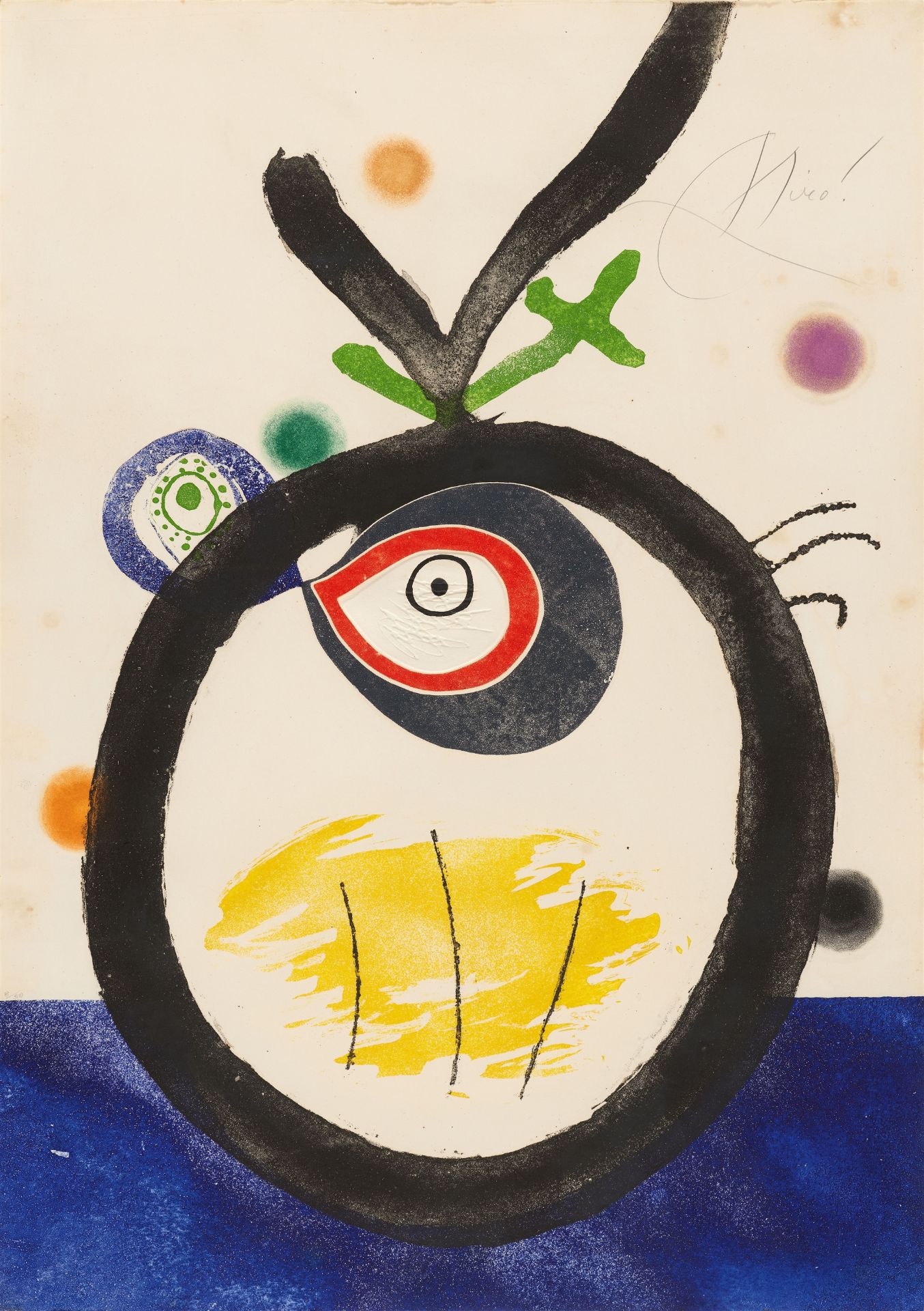 Joan Miró, From: Quatre Colors Aparien el Món