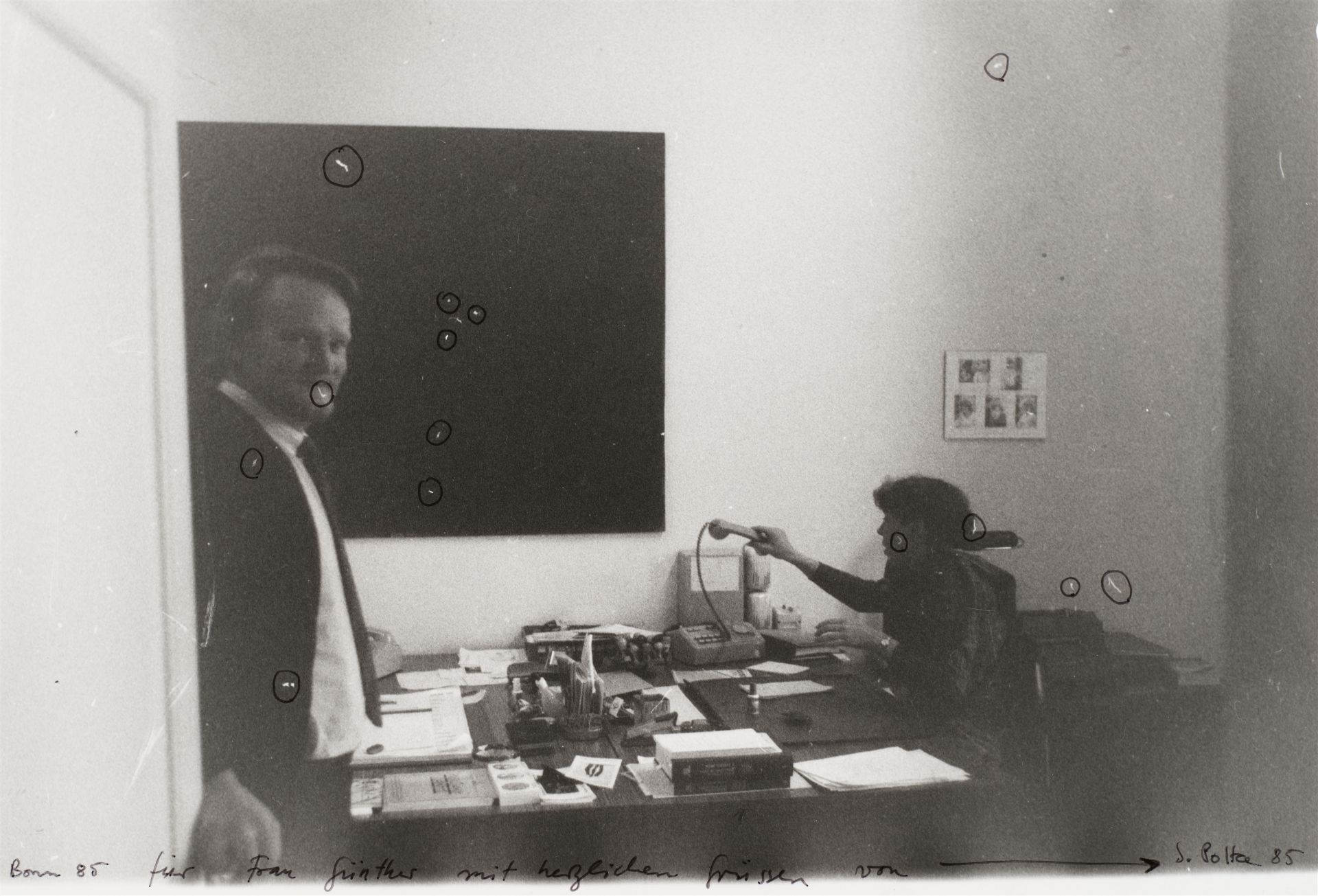 Sigmar Polke, Untitled (Dierk Stemmler with Iris Günther, Bonn)