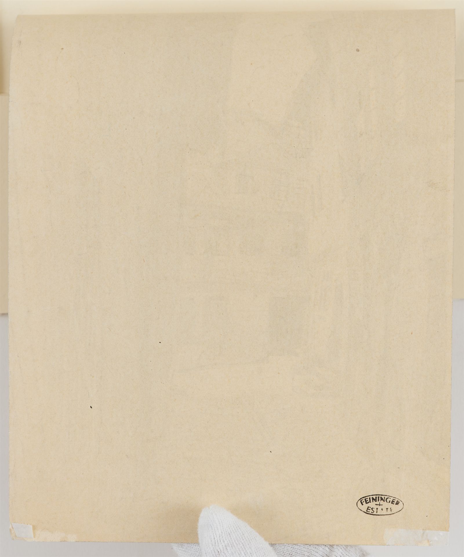 Lyonel Feininger, Hinter der Badestube - Image 2 of 2
