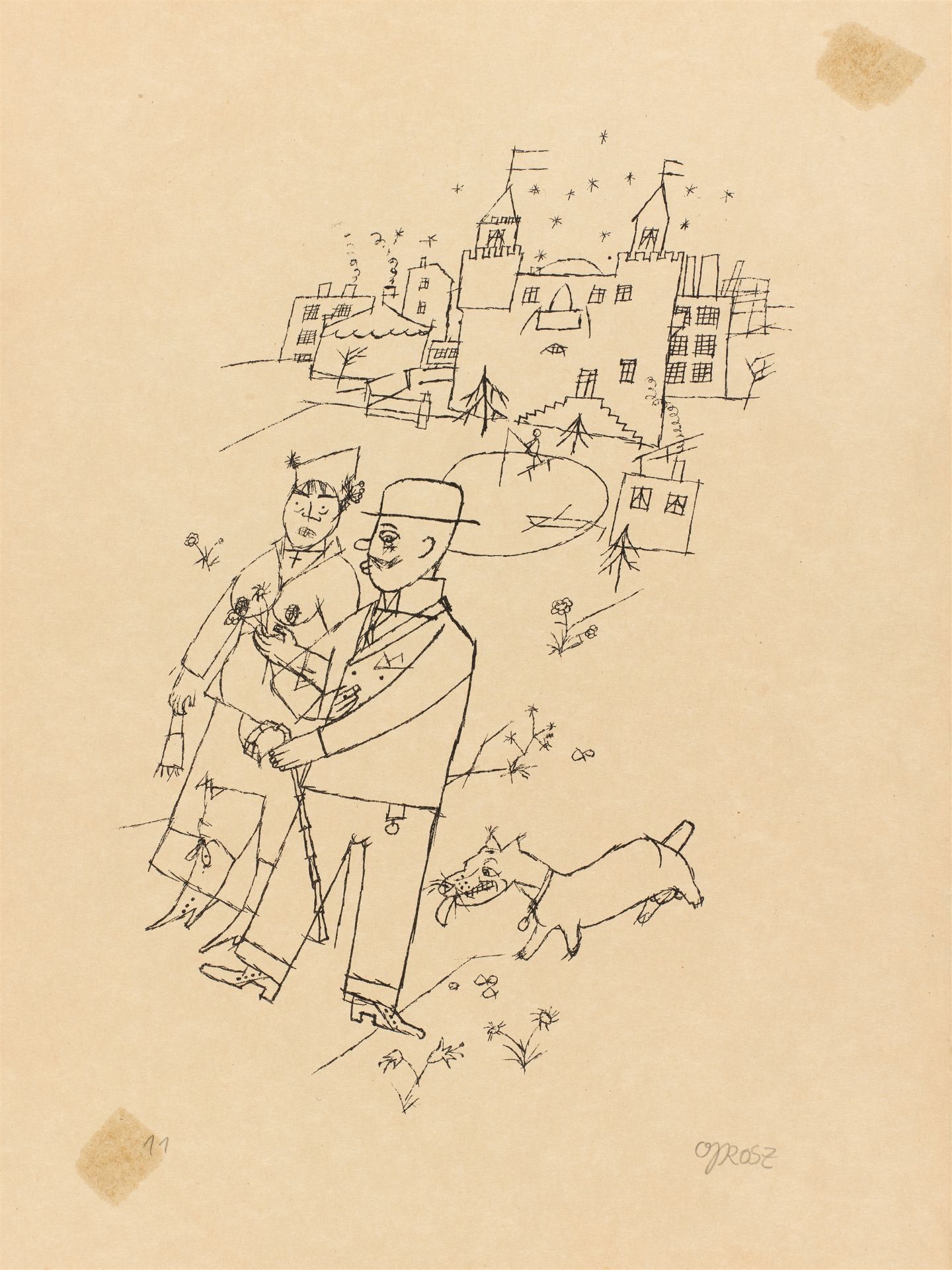 George Grosz, Kleine Grosz-Mappe - Image 3 of 5