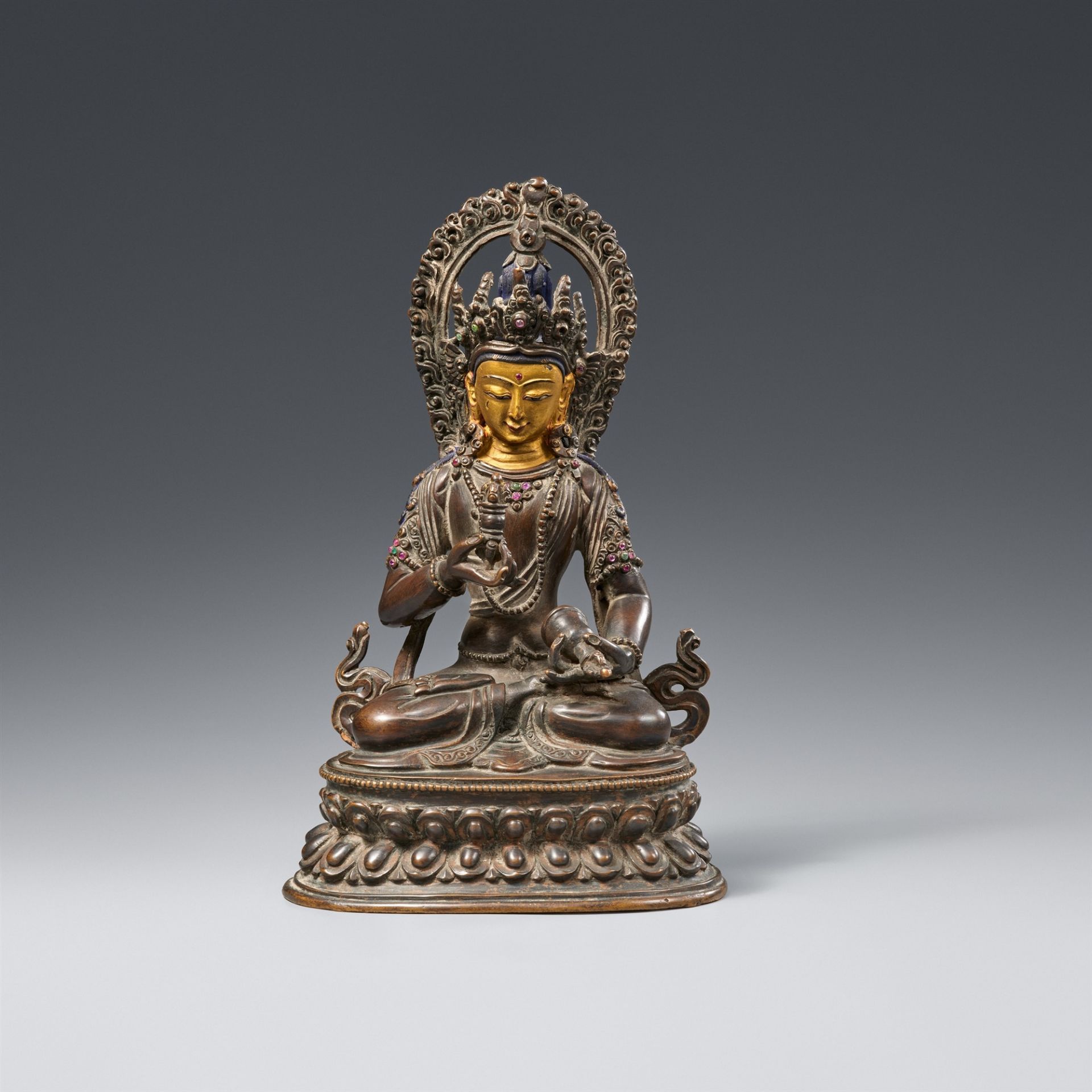 A bronze figure of Vajrasattva. 19th/20th century