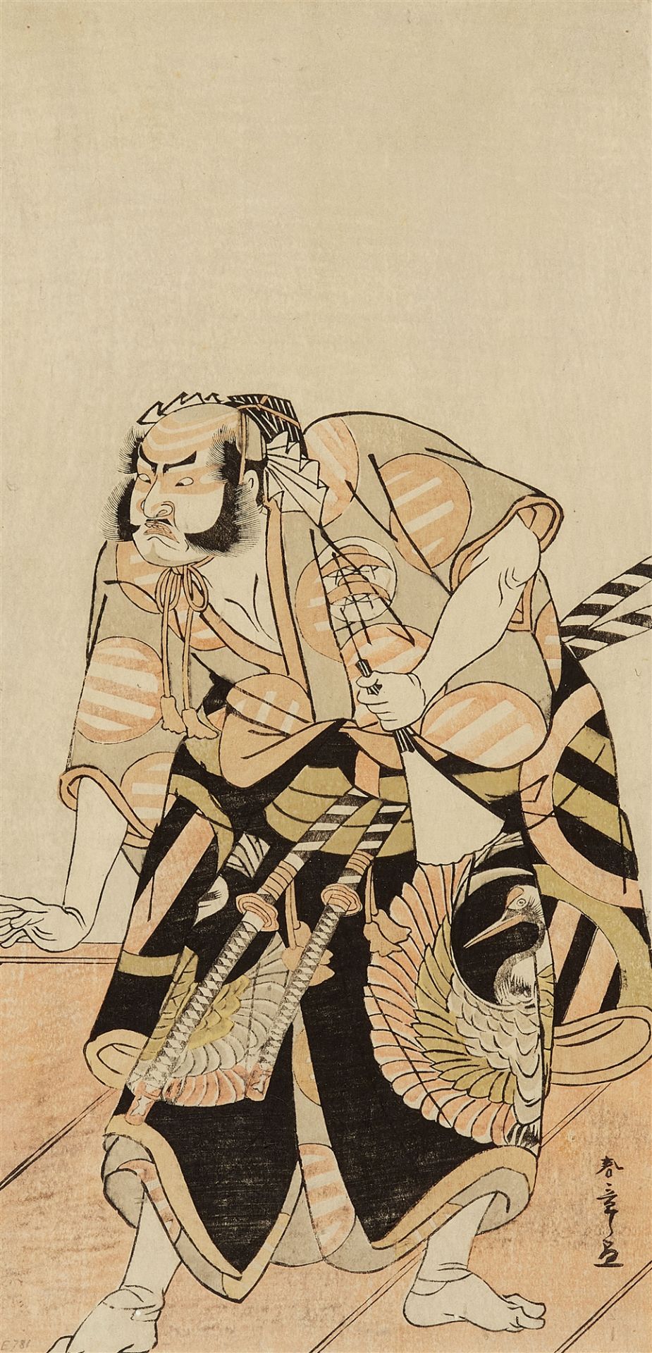Katsukawa Shunshô, Zwei Schauspieler - Bild 4 aus 4