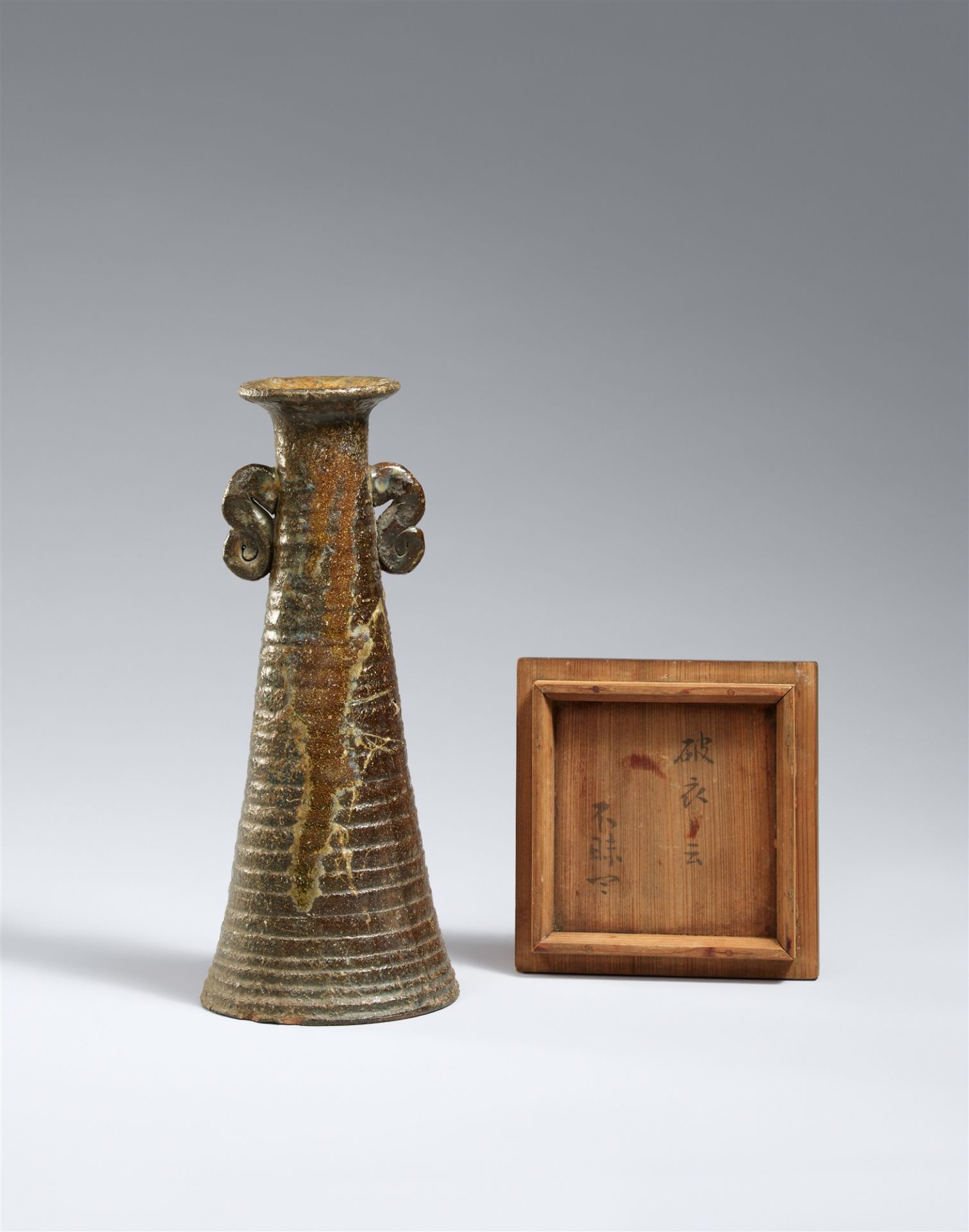 A conical vase. Edo period