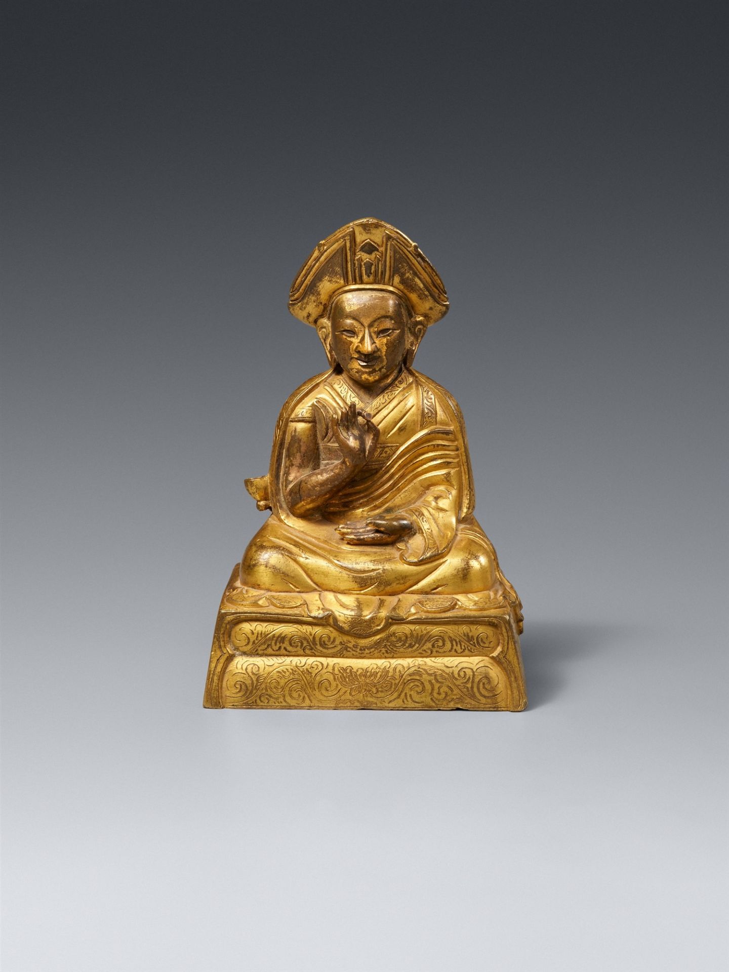 Changkya Rolpai Dorje. Bronze, vergoldet. Tibet, 2. Hälfte 18./19. Jh.