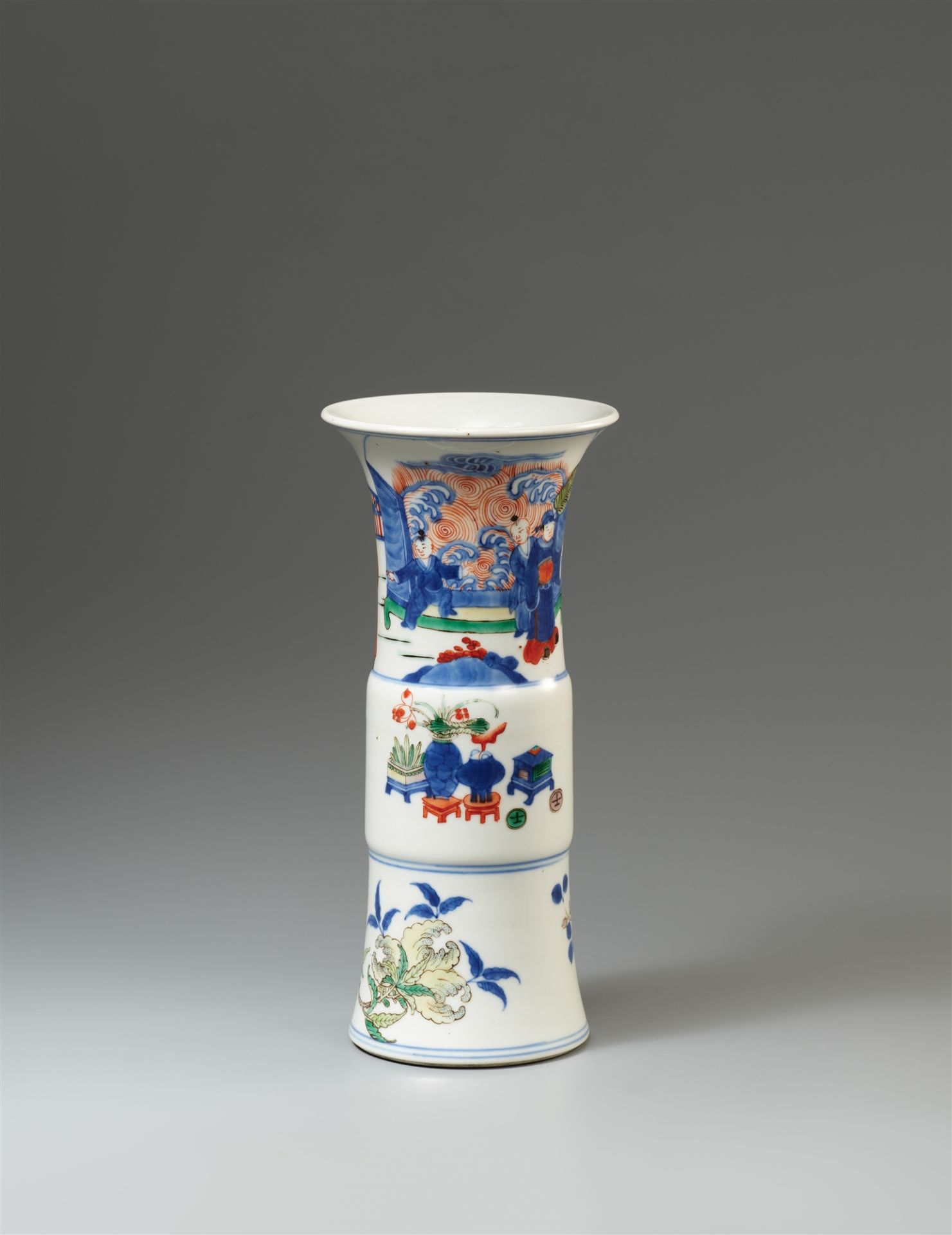 Wucai-Bechervase. Kangxi-Ära (1662-1722) - Bild 2 aus 3