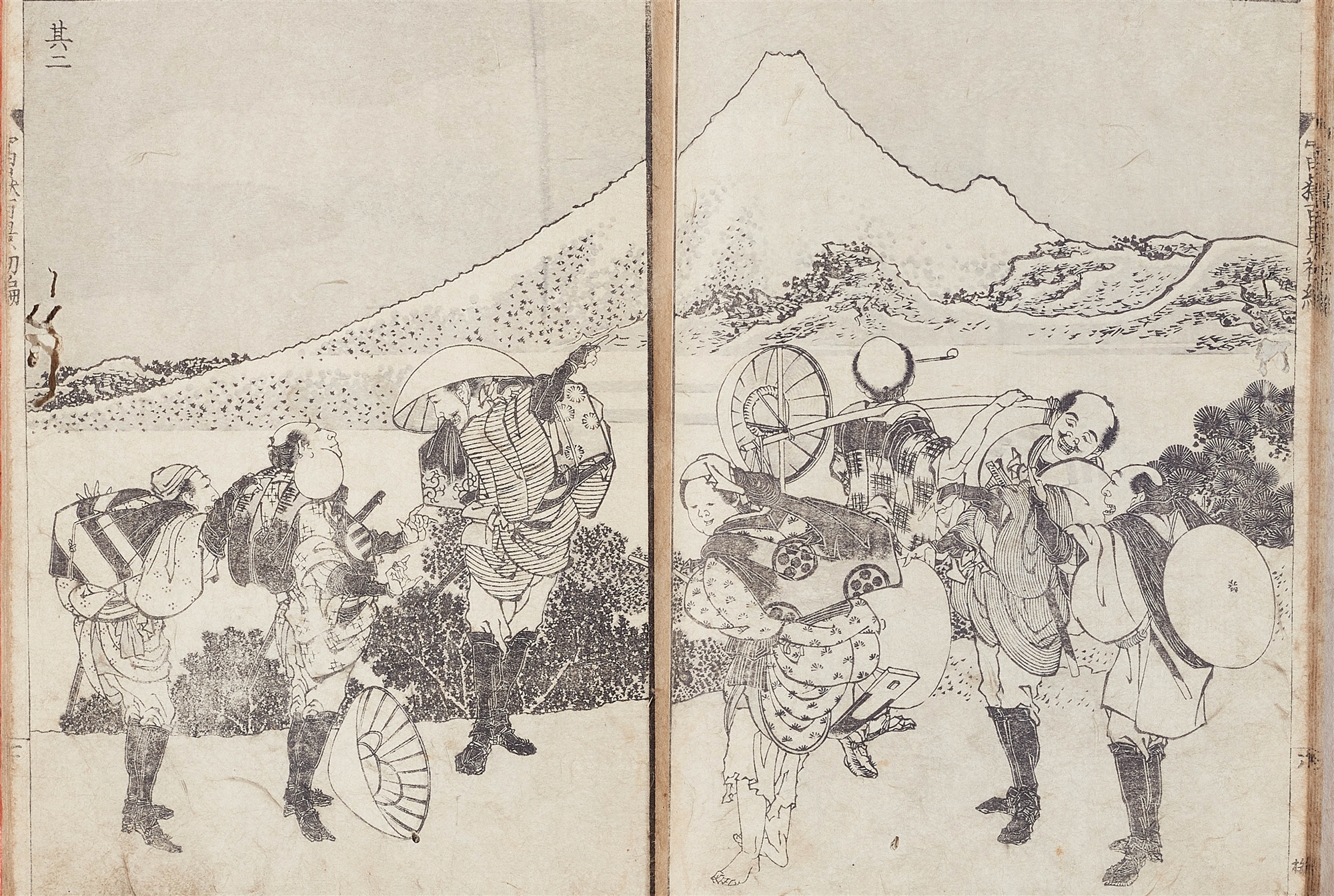 Katsushika Hokusai, Woodblock printed book