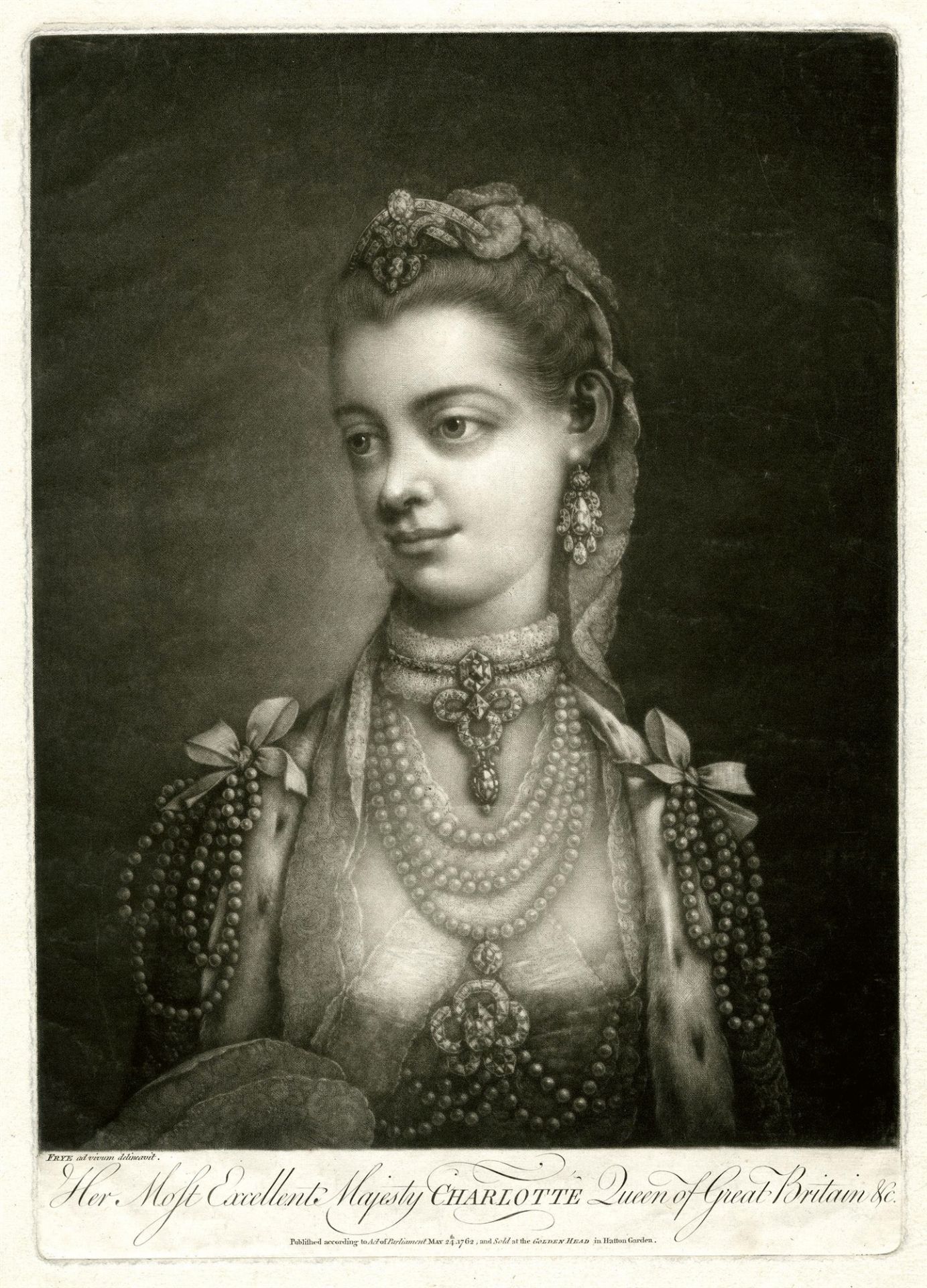 Königin Charlotte von Großbritannien, (geborene Herzogin von Mecklenburg, 1744 - 1818), China, Guang - Bild 2 aus 2