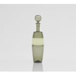 Flasche 'doppio incalmo', Venini & C., Murano, der Entwurf Paolo Venini, um 1956, die Ausführung zei