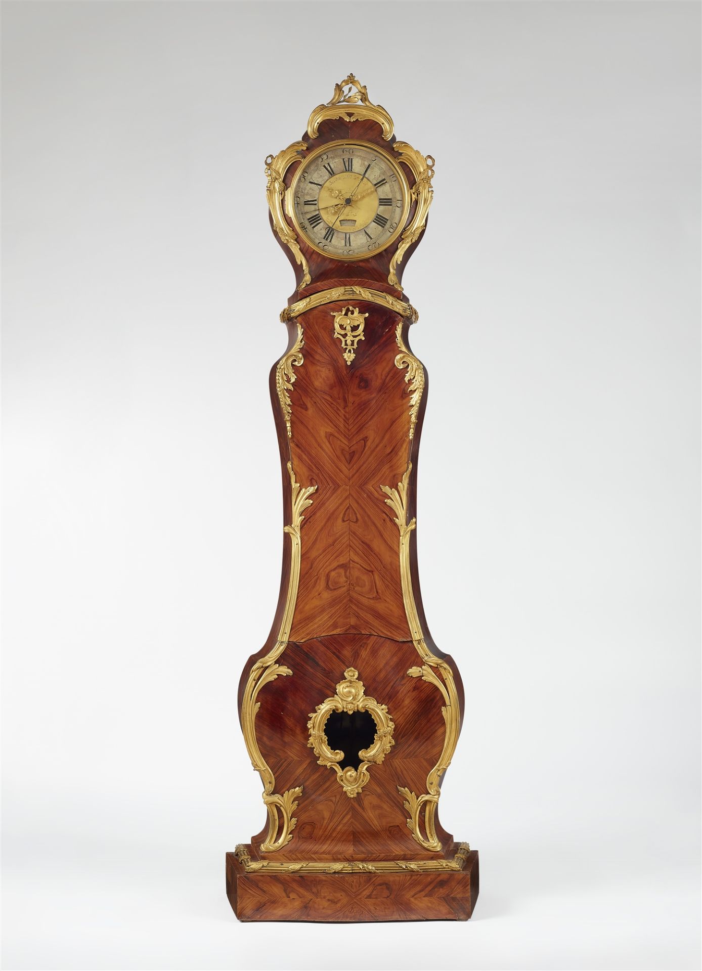 A Louis XV style regulator clock