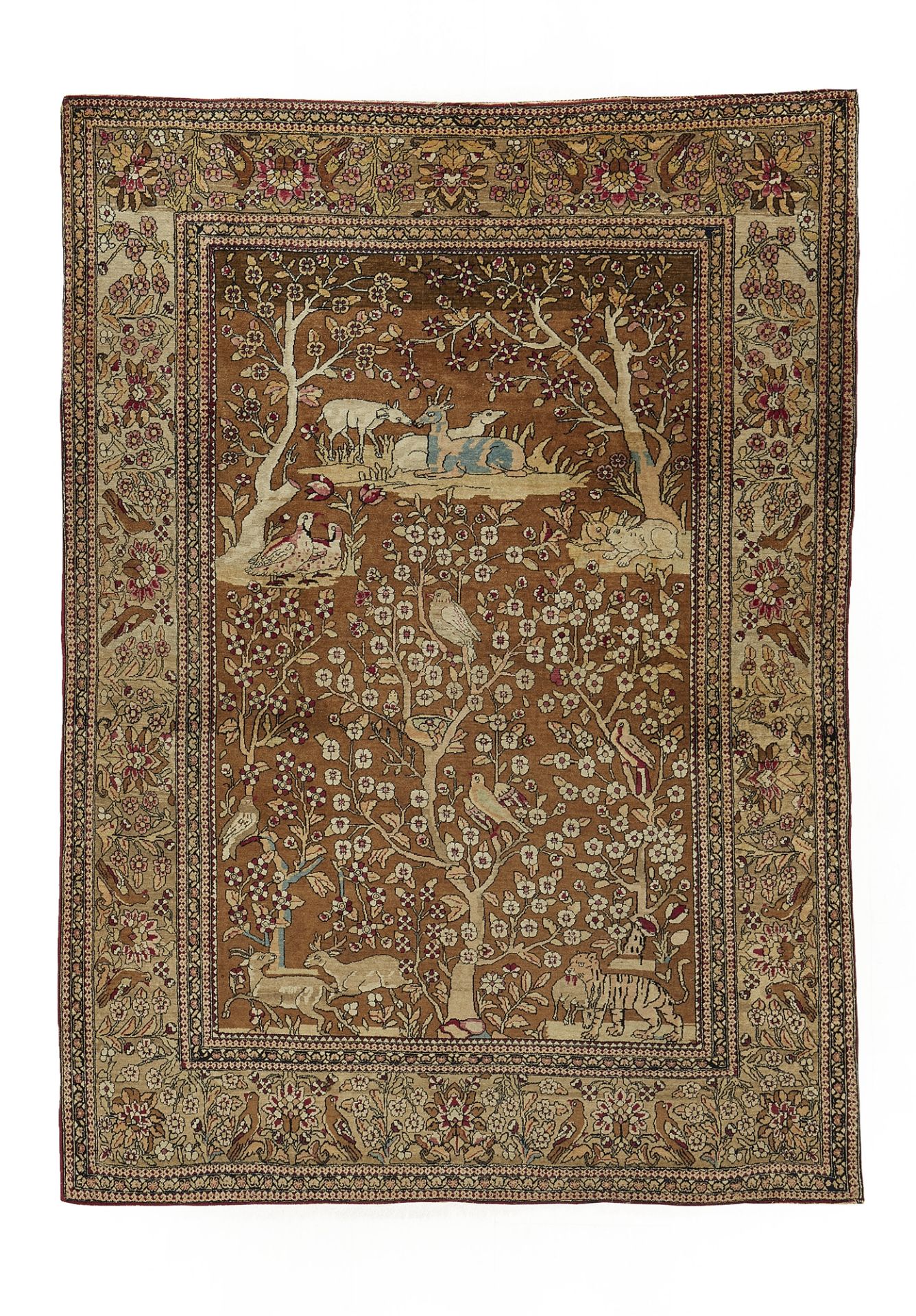An Iranian hunting rug