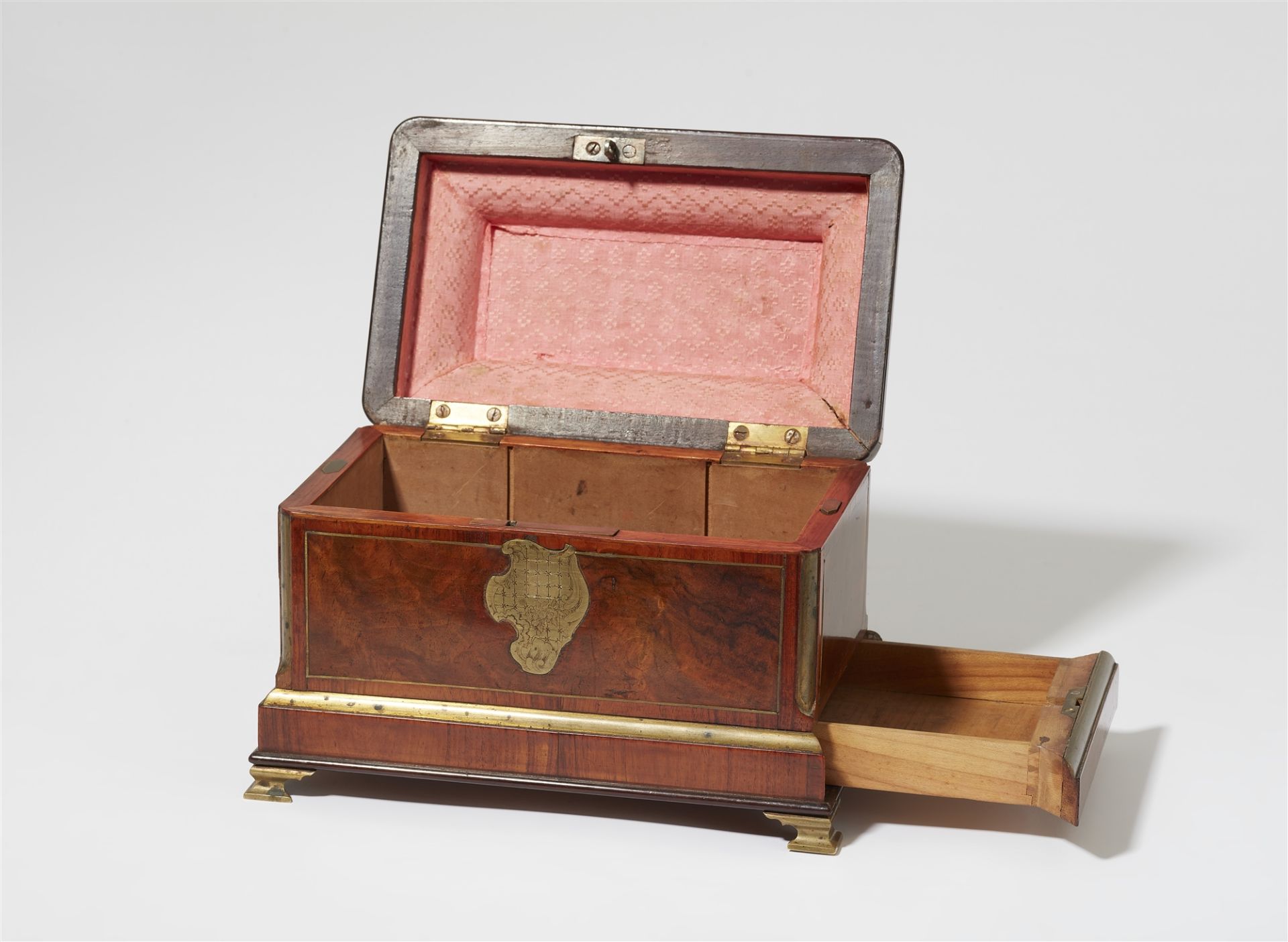 A tea caddy by Abraham Roentgen - Image 2 of 2