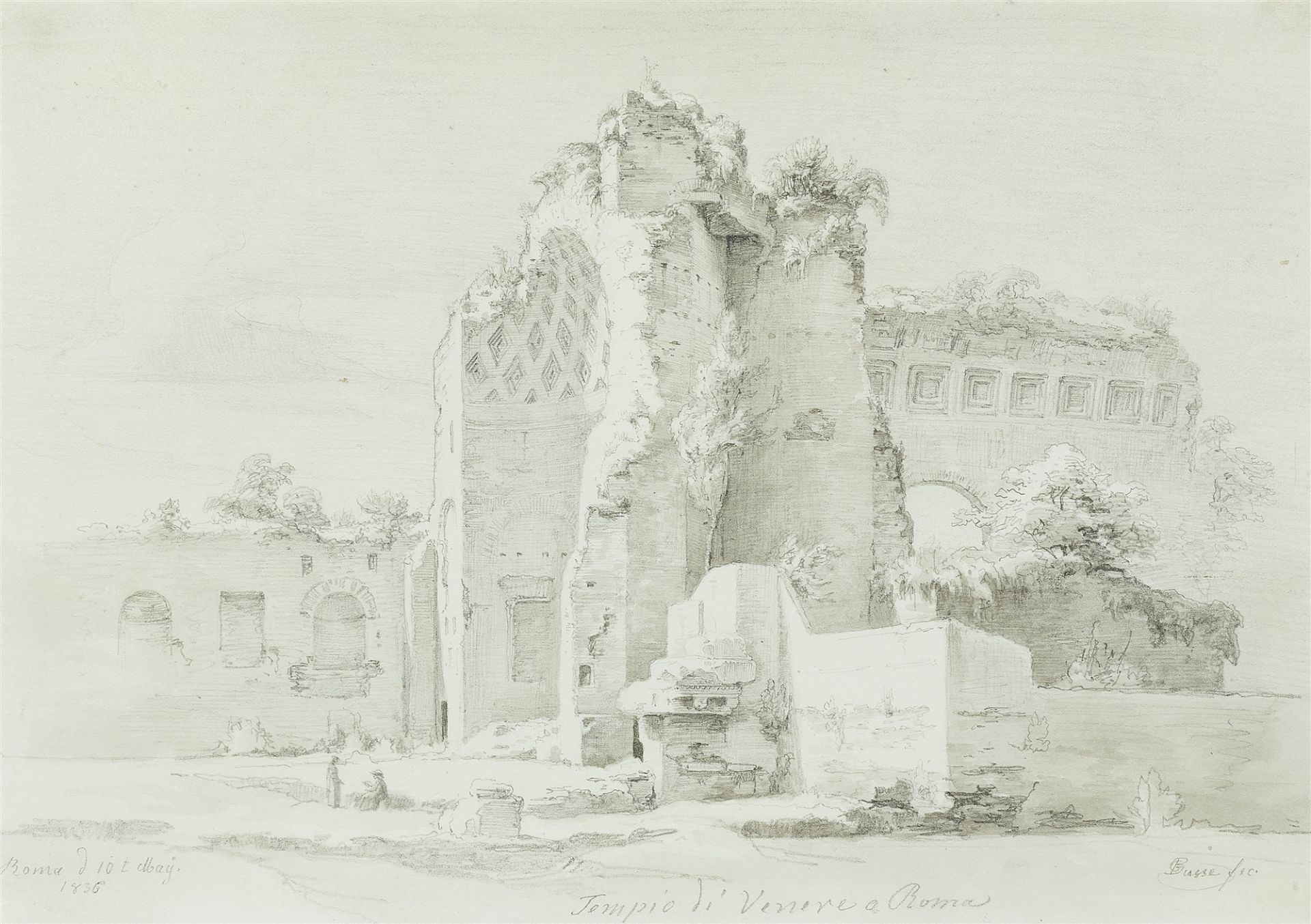 Georg Heinrich Busse, Der Tempel der Venus in Rom