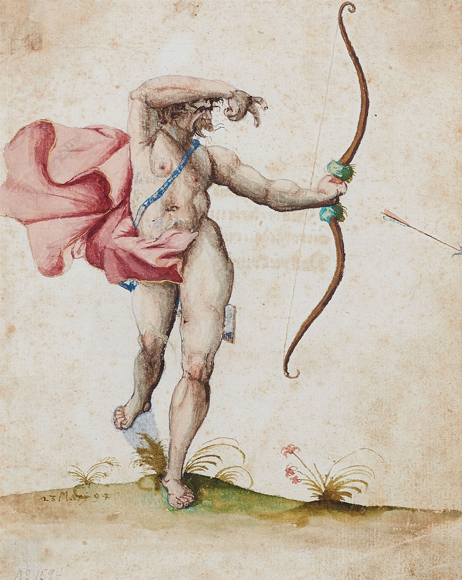 Jacopo Ligozzi, zugeschrieben, Bogenschütze