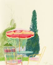 David Hockney, Grand Hotel Terrace, Vittel