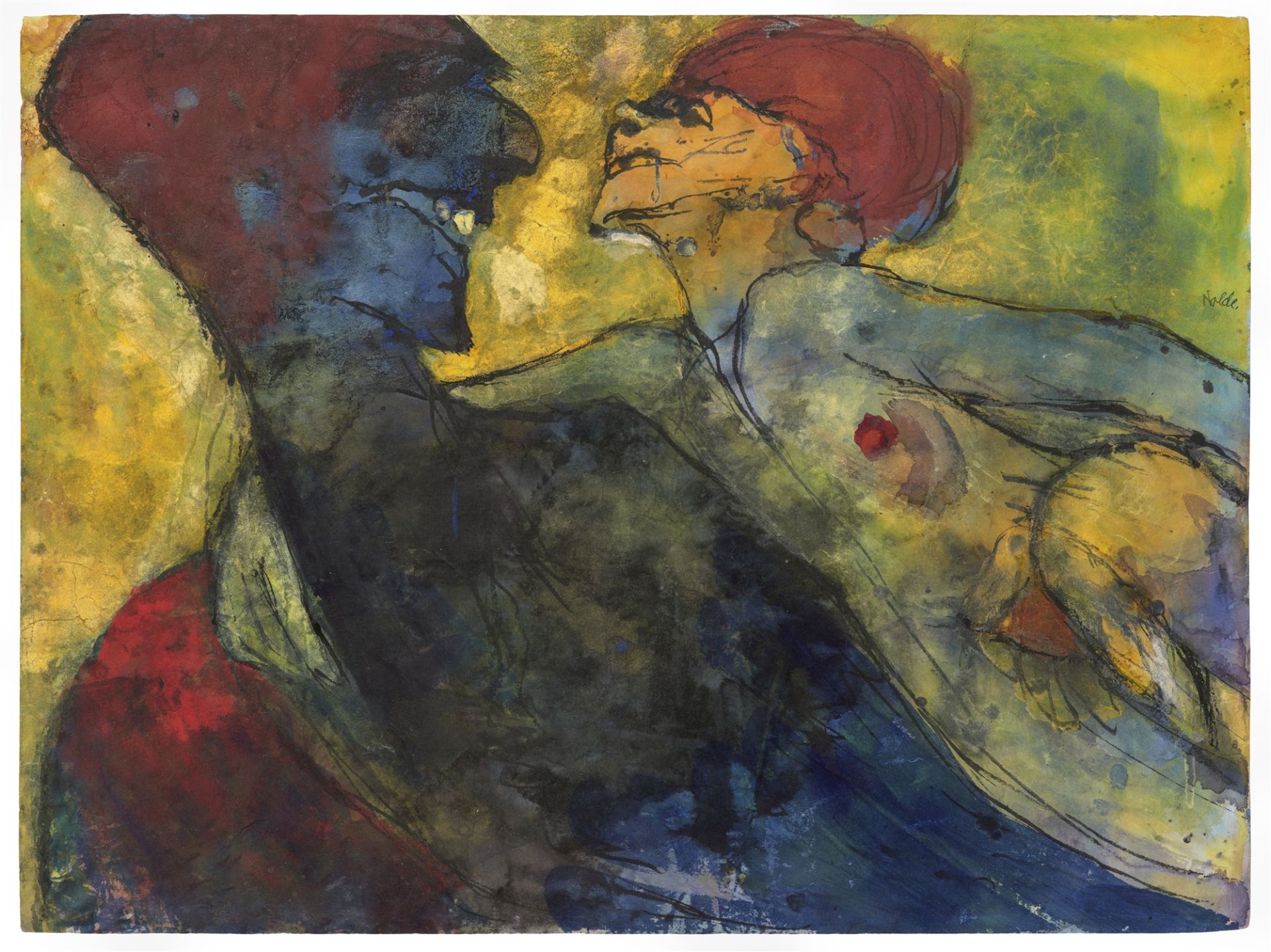 Emil Nolde, Groteskes Liebespaar