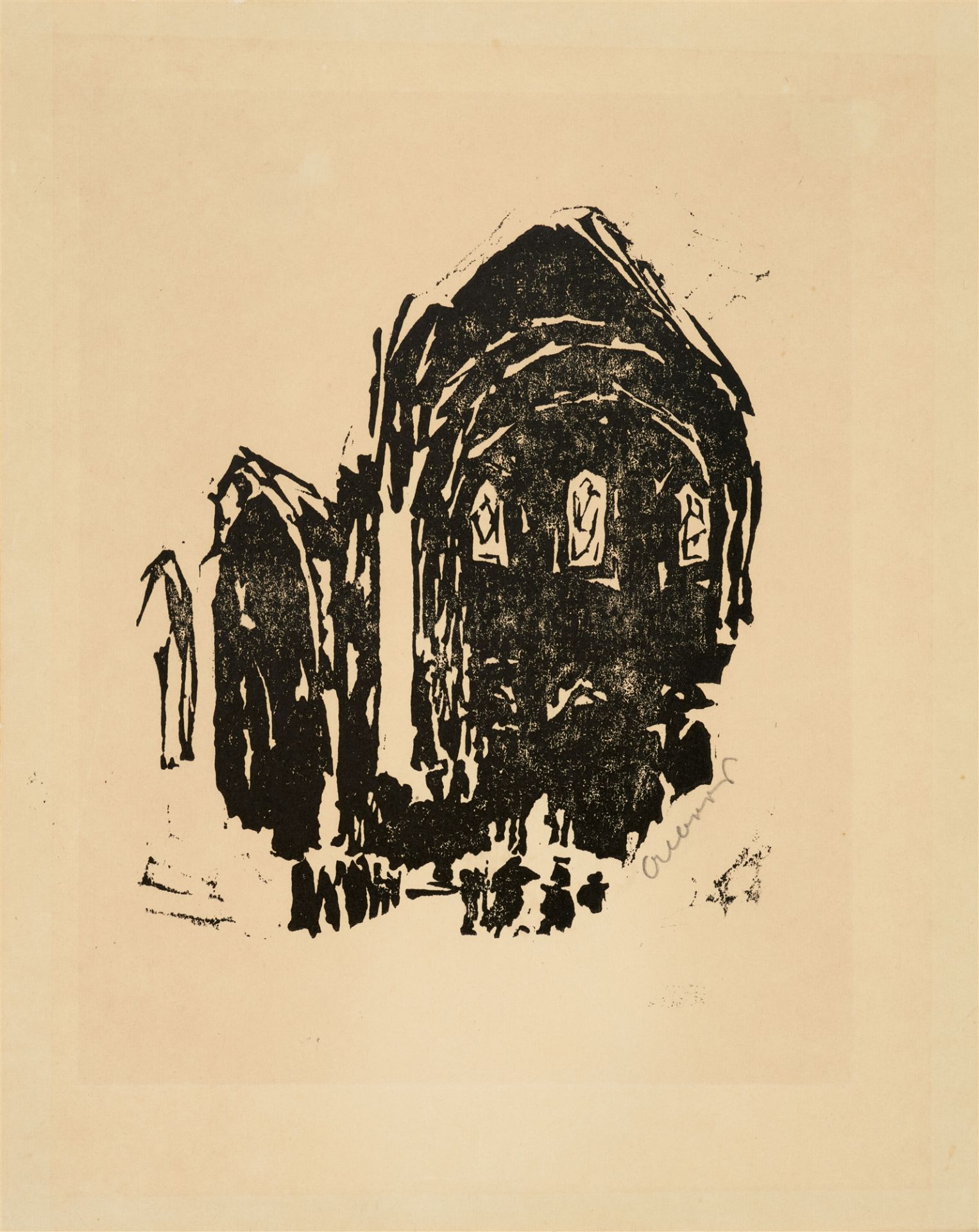 Josef Albers, In the Cathedral: Small Middle Nave