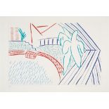David Hockney, My Pool and Terrace (Aus: Eight by Eight to Celebrate the Temporary Contemporary)