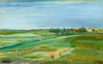 Alfred Partikel, Landschaft mit Feldern