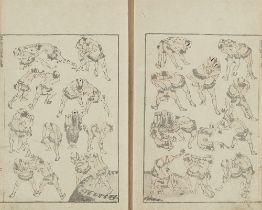 Katsushika Hokusai, Album. Denshin kaishu Hokusai manga