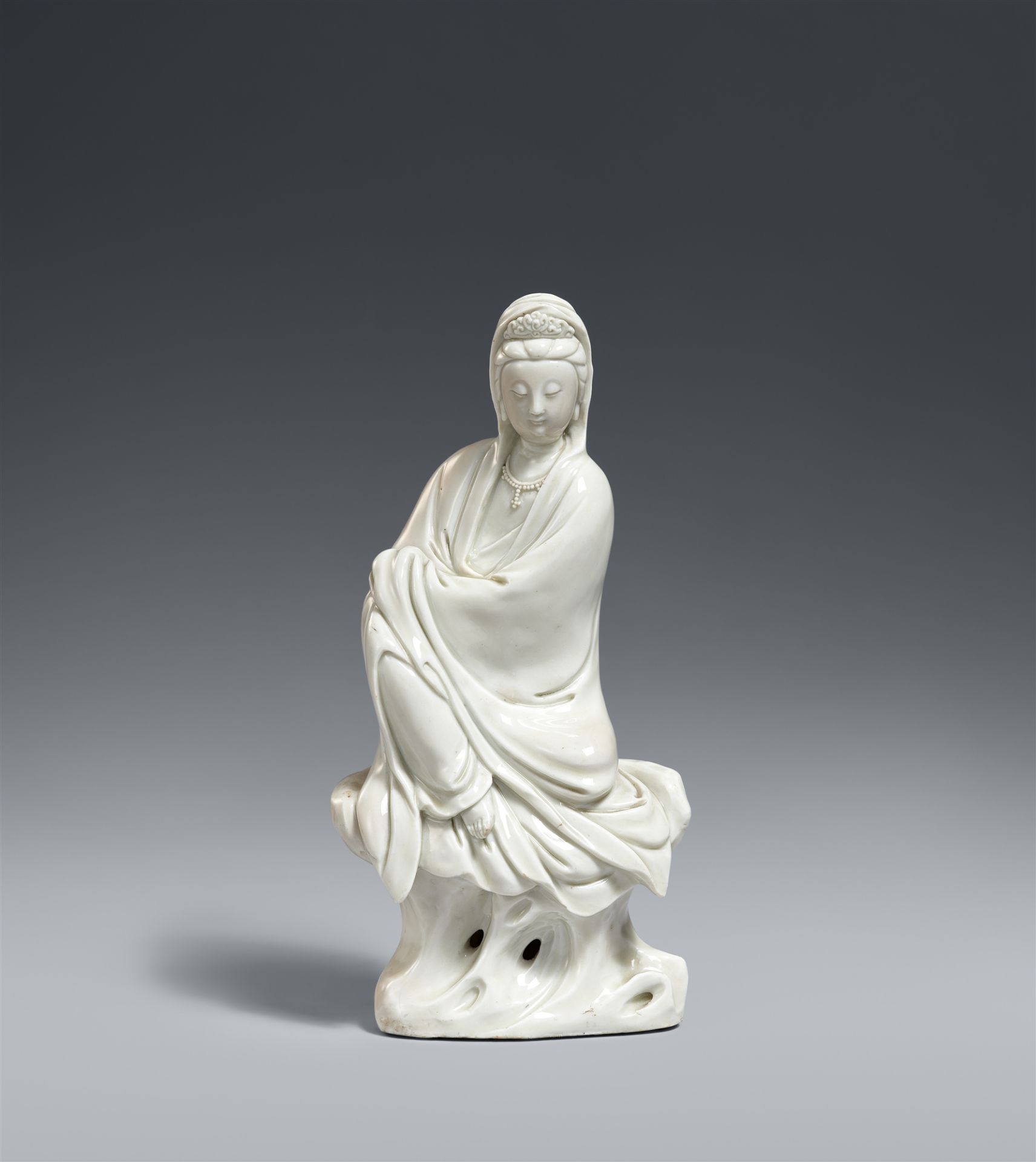 Dehua-Figur der Guanyin. Qing-Zeit, 18. Jh.