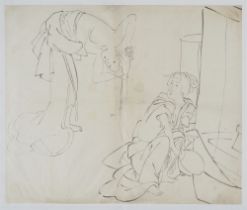Utagawa Hiroshige, Zwei Frauen
